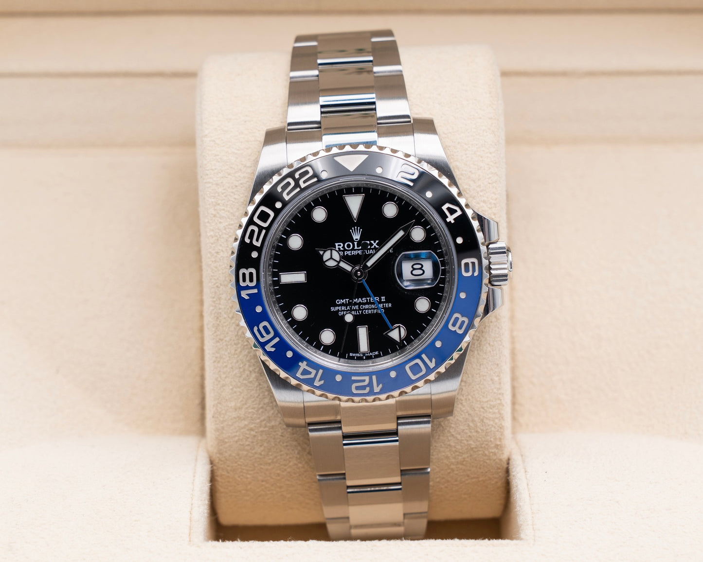 Rolex GMT Master II 40mm 116710BLNR Batman on Oyster 2017