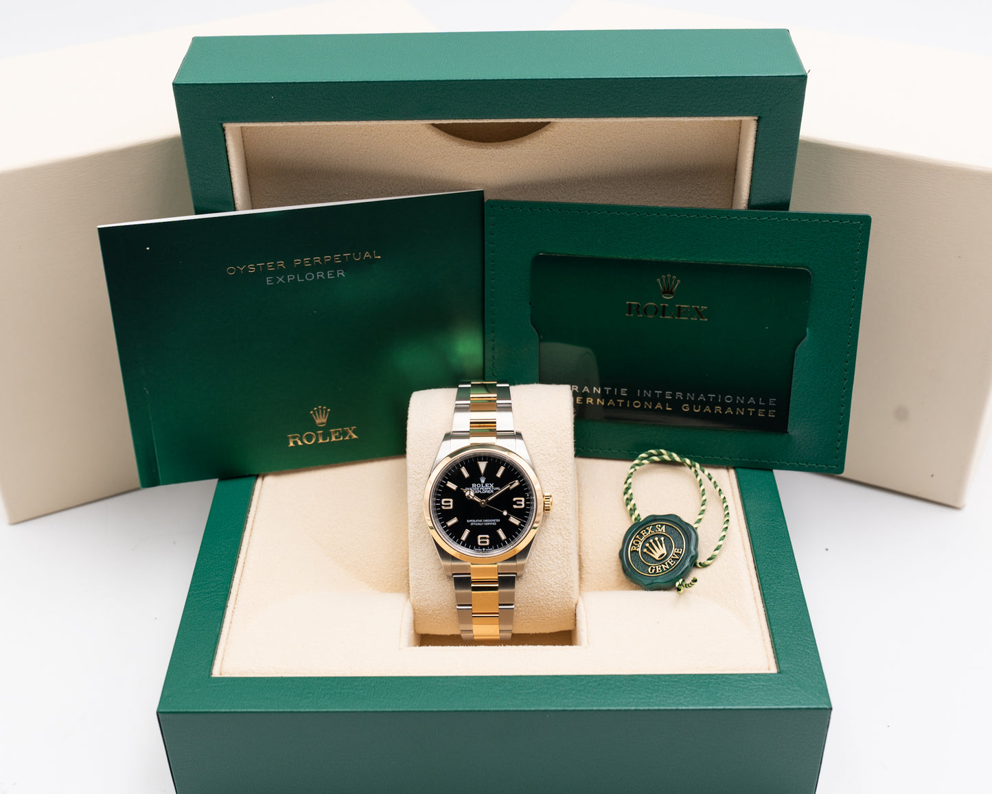 Rolex Explorer 36mm 124273 Two Tone 2023