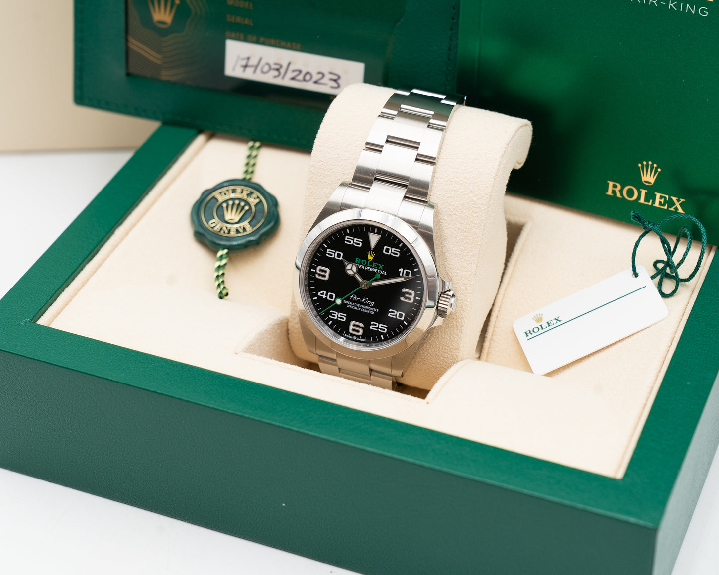 Rolex Air King 126900 40mm Black 2023