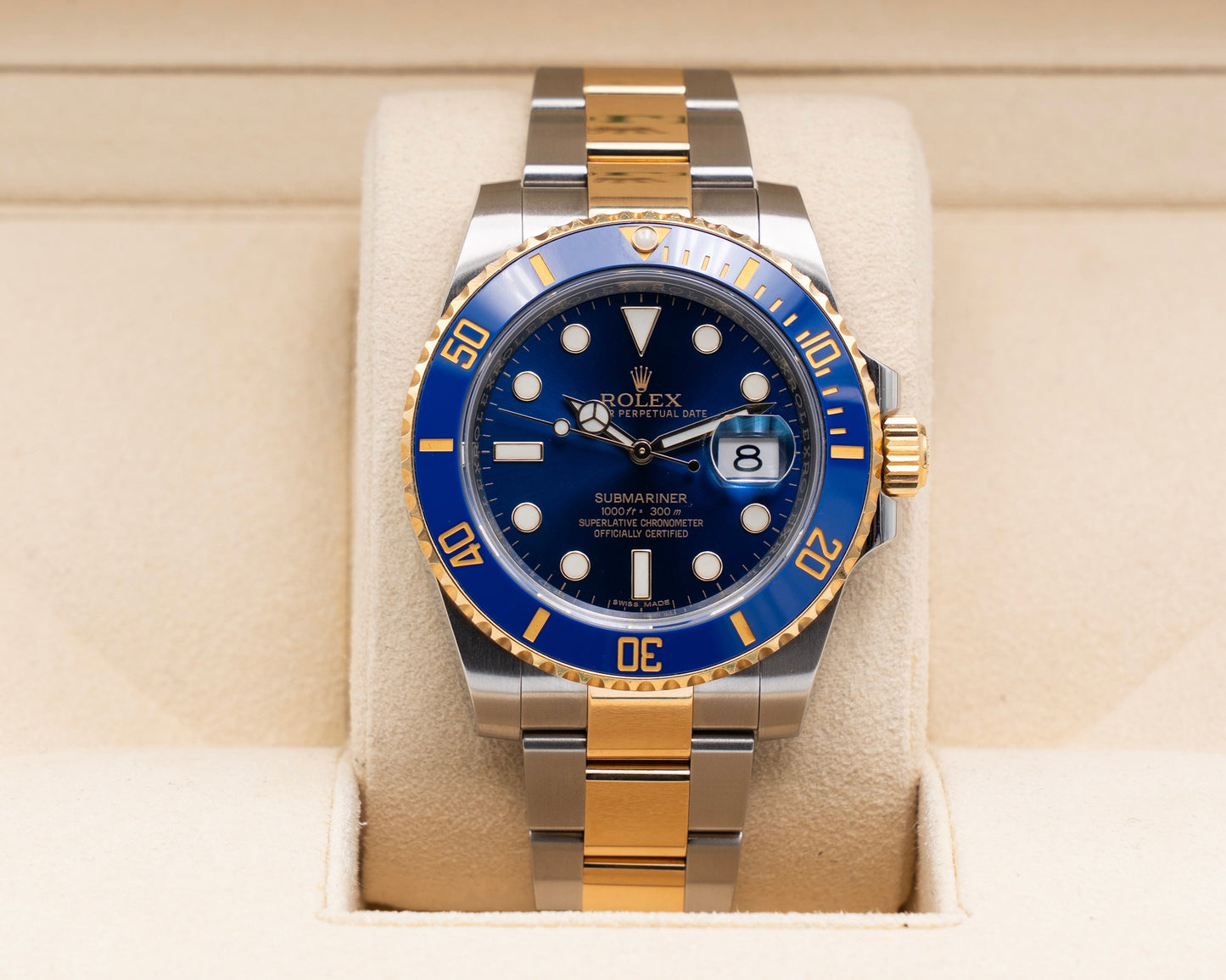 Rolex Submariner Date 40mm 116613LB Two Tone Bluesy2016