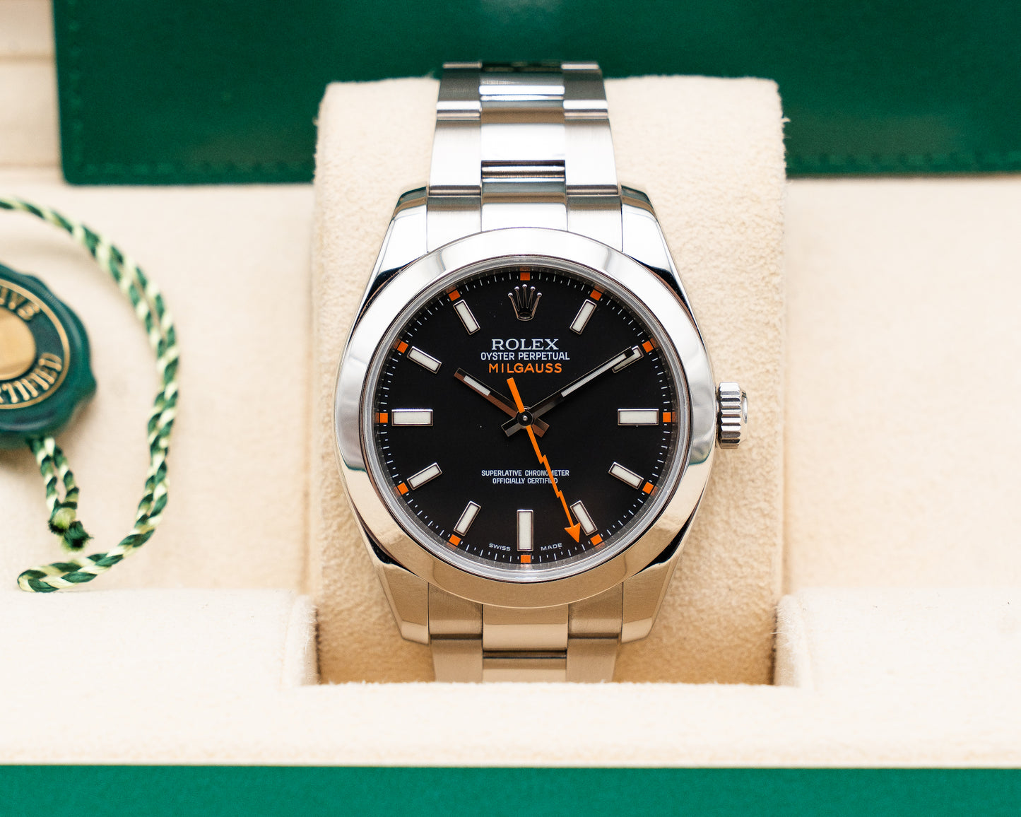 Rolex Milgauss 40mm 116400 Black Dial 2013