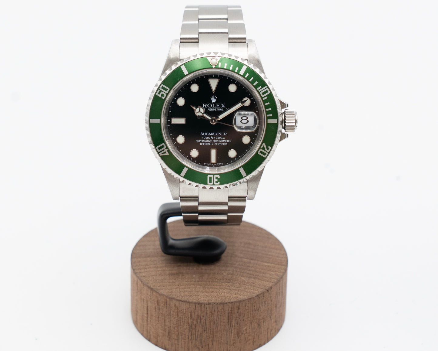 Rolex Submariner Date 16610LV 40mm Green Kermit  Inner Engraved 2008