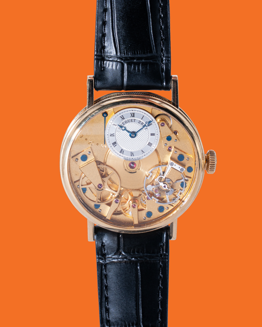 Breguet Tradition 37mm 7027BA Yellow Gold Black Alligator Strap 2014