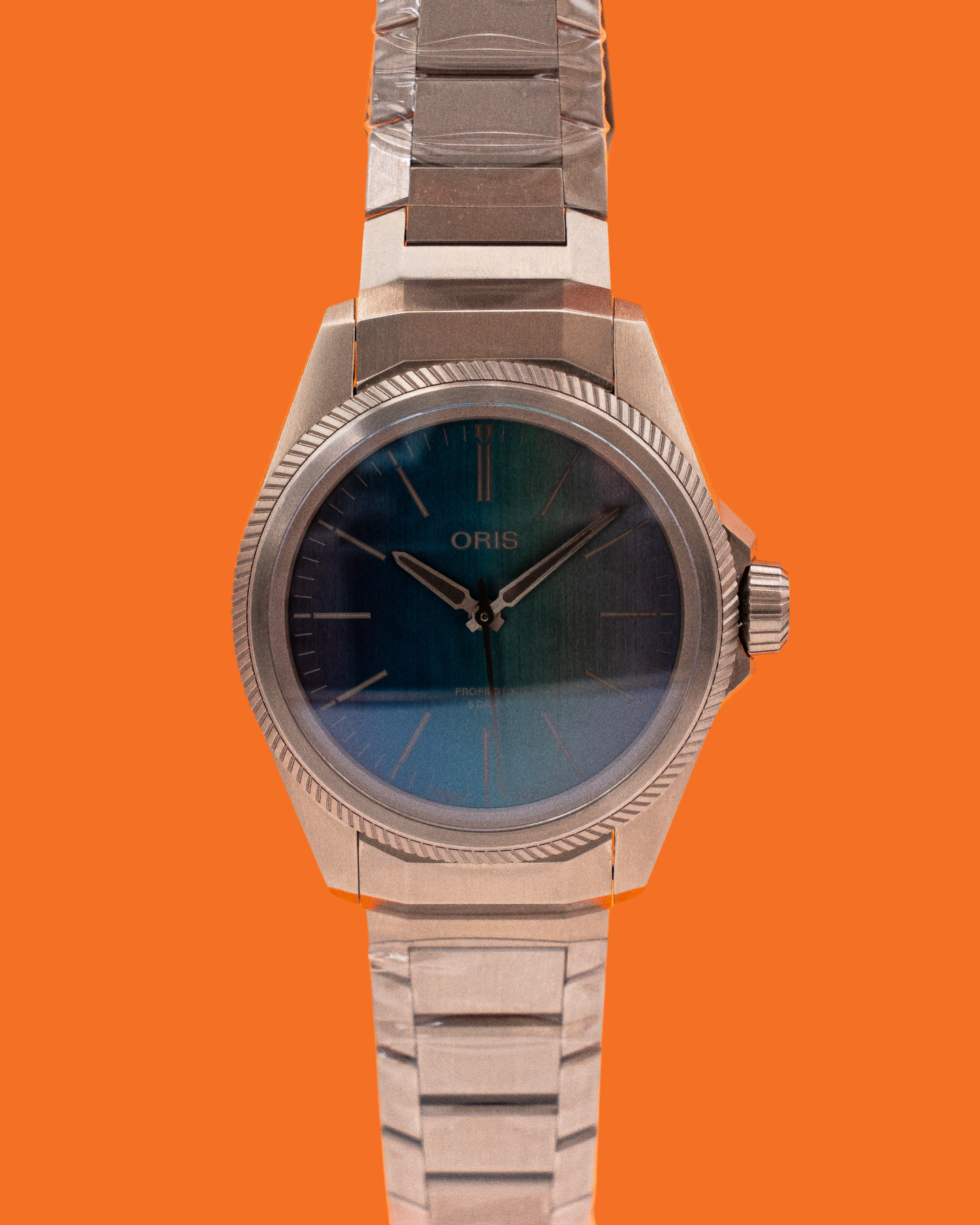 Oris ProPilot X Cal. 400 Laser 39mm 01 400 7778 7150-07 Blue Dial ($5,750 Retail)  (01 400 7778 7150-07)