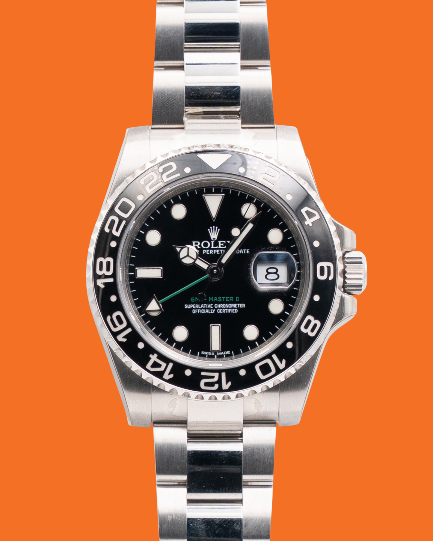 UNWORK STICKERED Rolex GMT-Master II 40mm 116710LN Green Arrow 2010