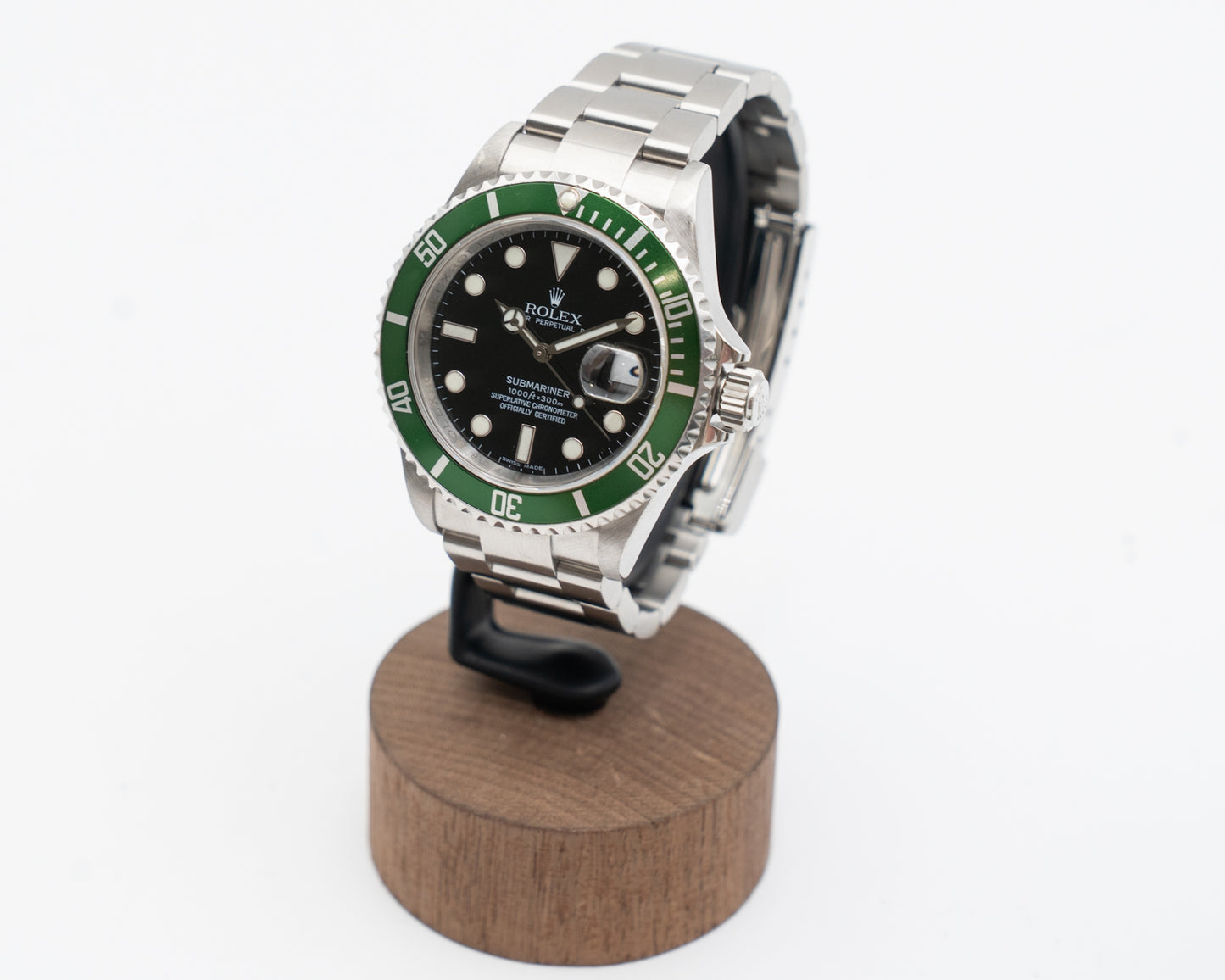 Rolex Submariner Date 16610LV 40mm Green Kermit Inner Engraved 2008