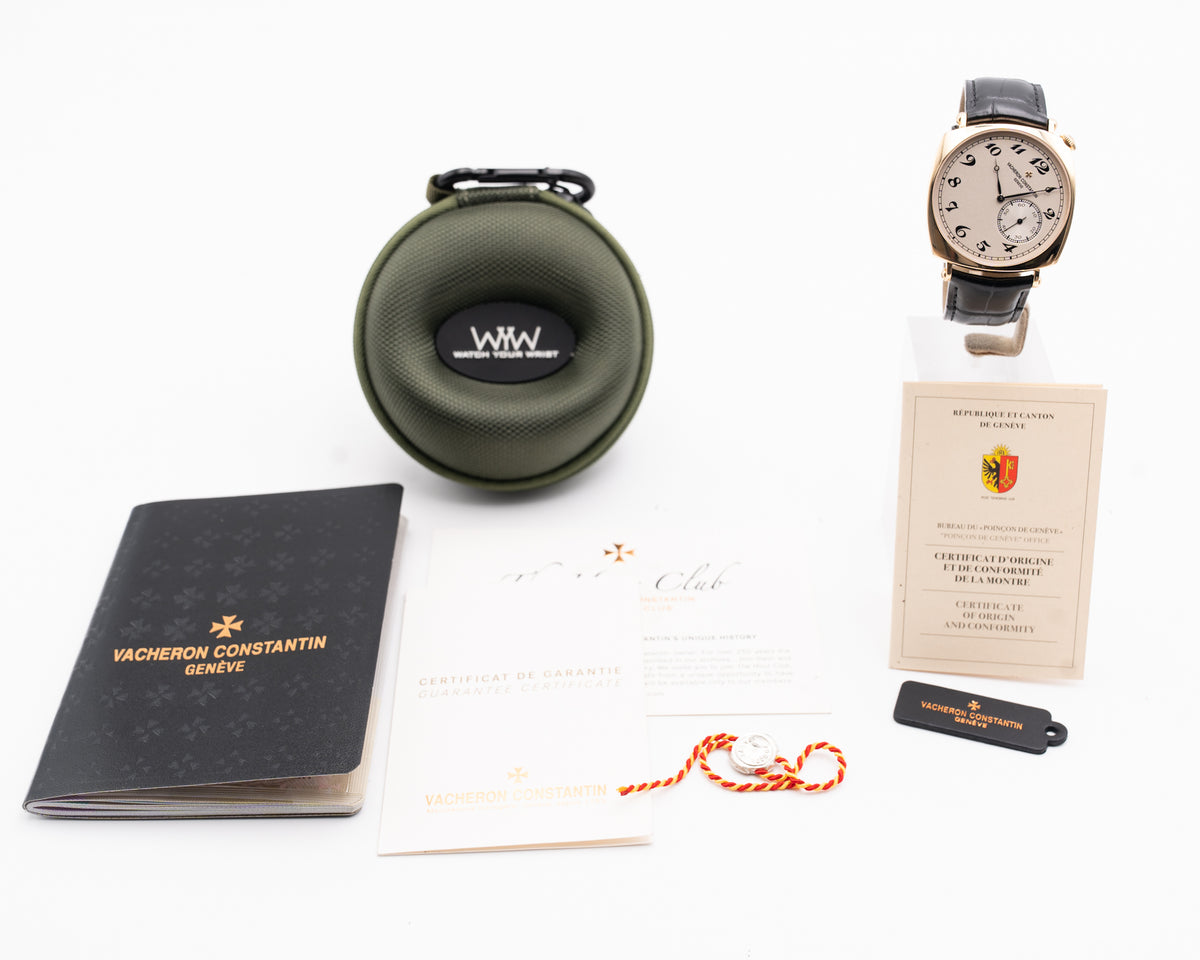 Vacheron Constantin Historiques American 1921 40mm 82035/000J-9964 Yellow Gold Black Strap 2014