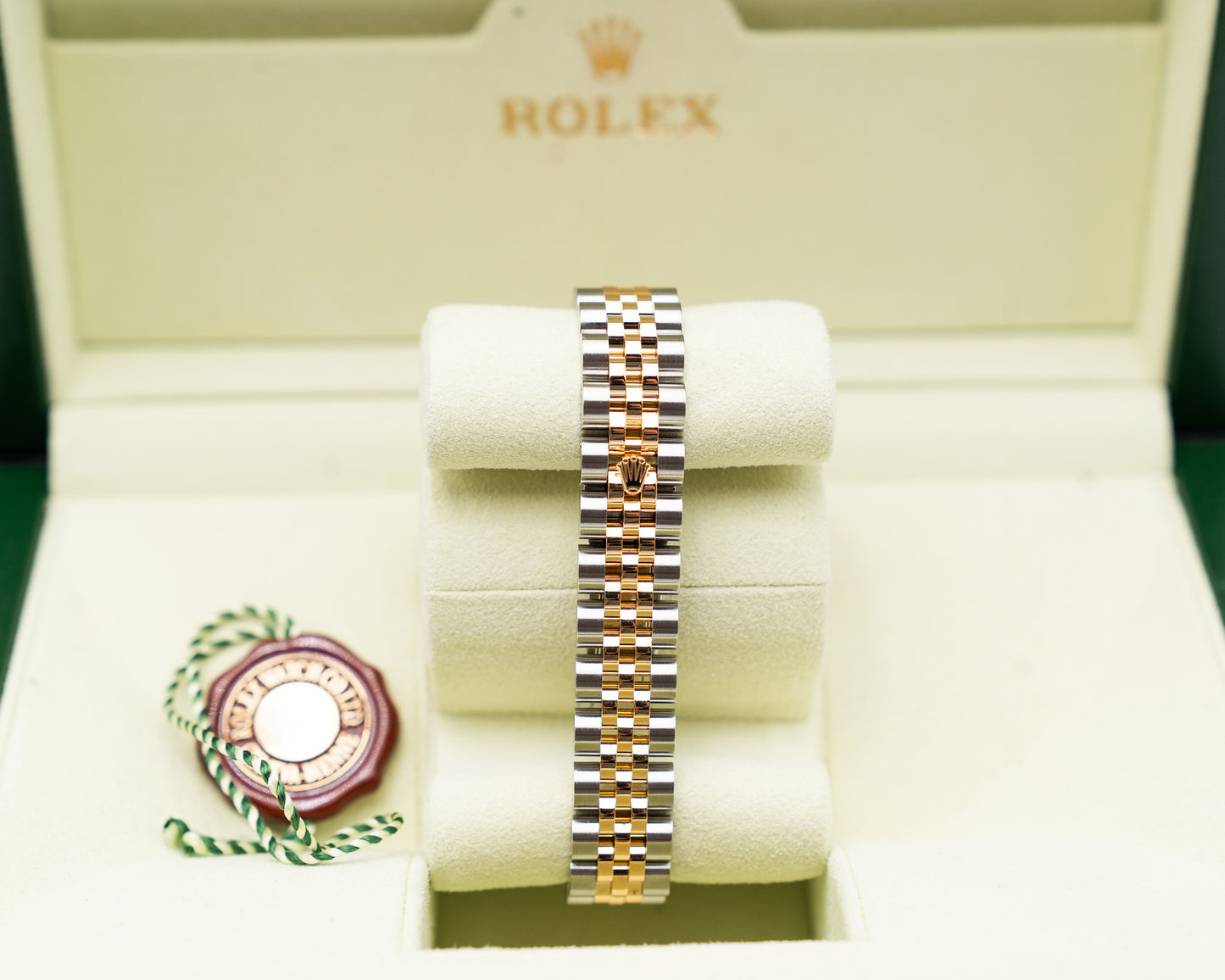 Rolex Datejust 26mm 179173 Two Tone Yellow Jubilee Diamond Markers Motif Dial 2014