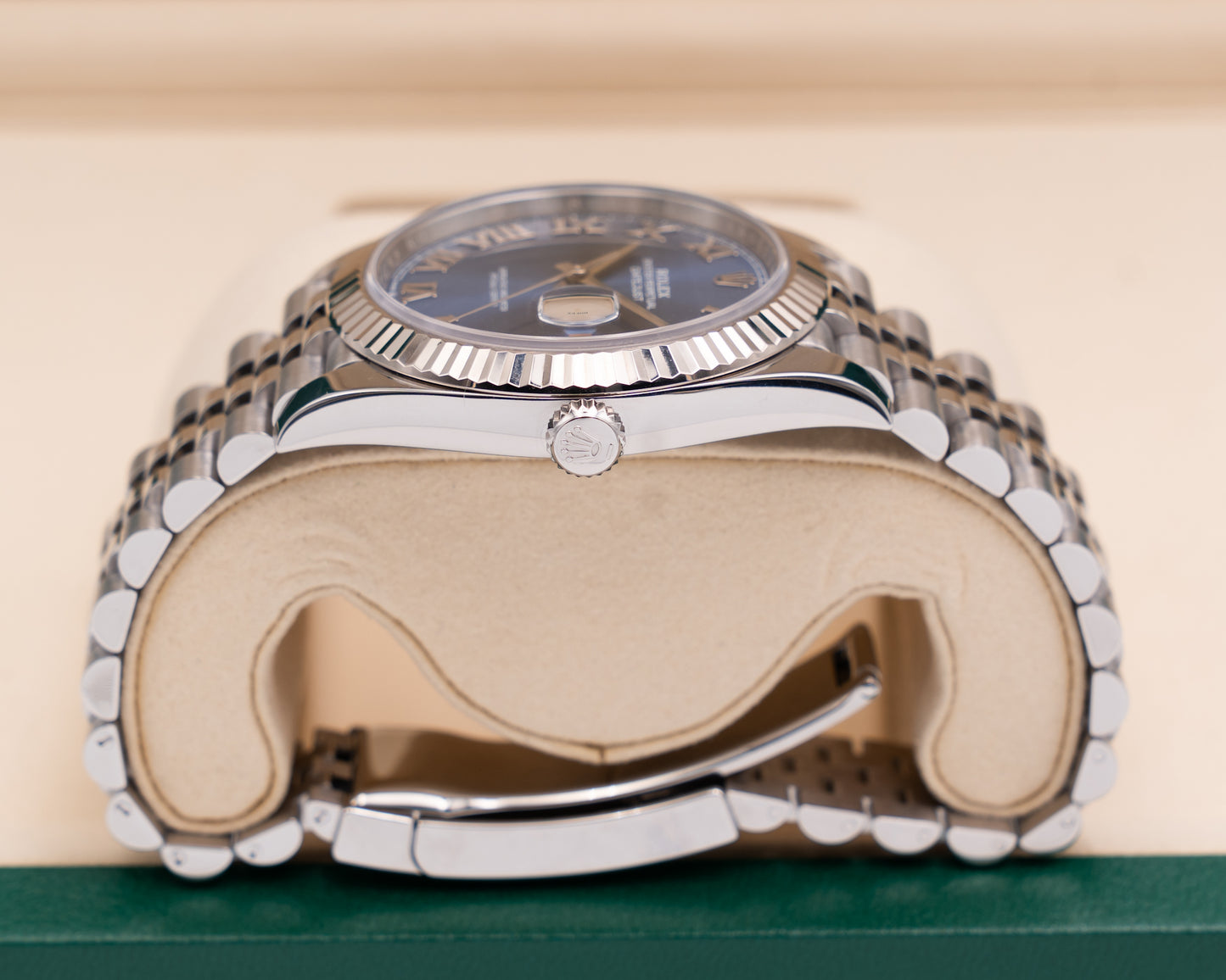 Rolex Datejust 41mm 126334 Blue Roman Dial Fluted Jubilee 2025
