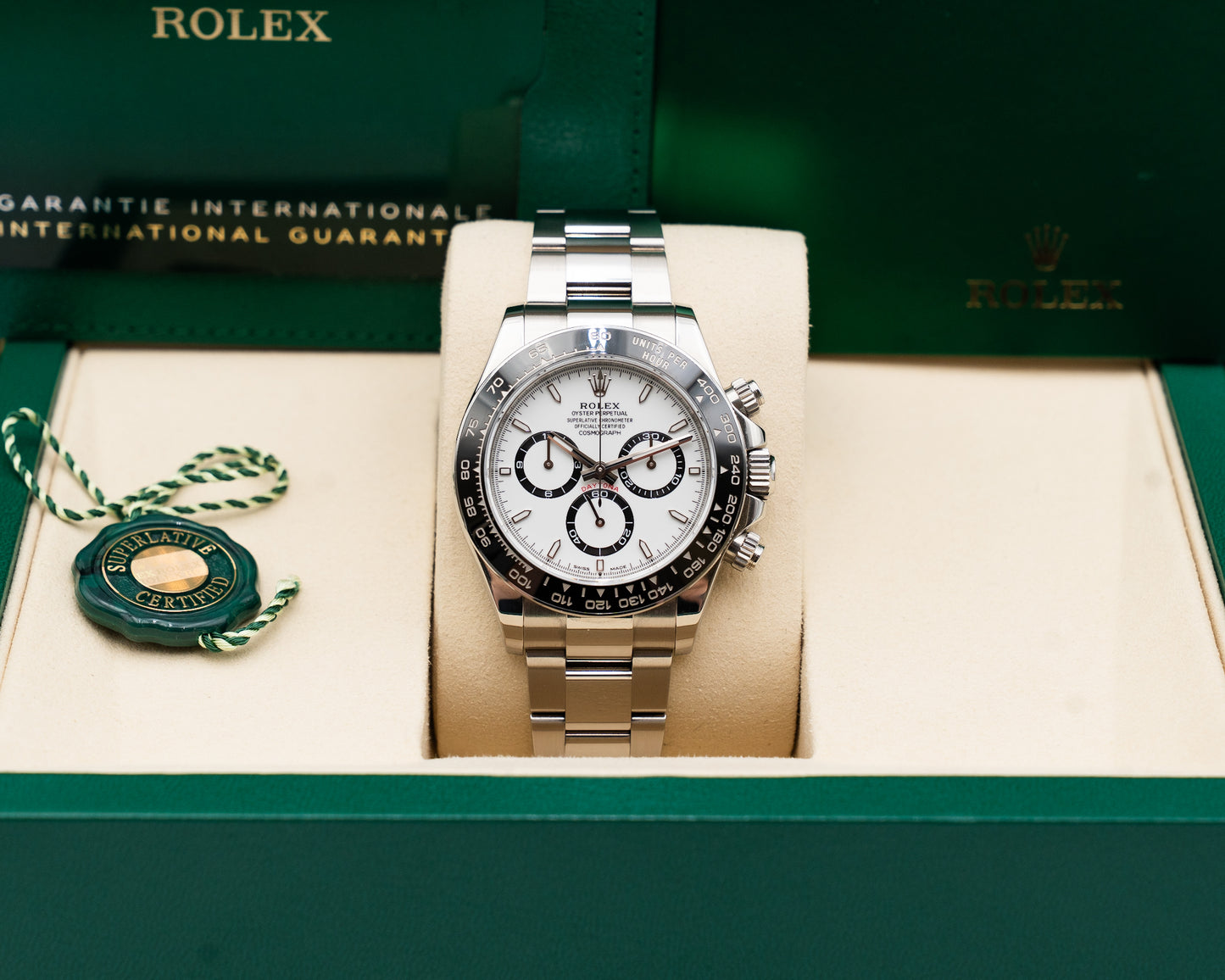 Rolex Cosmograph Daytona 40mm 116500LN White Dial Panda 2025