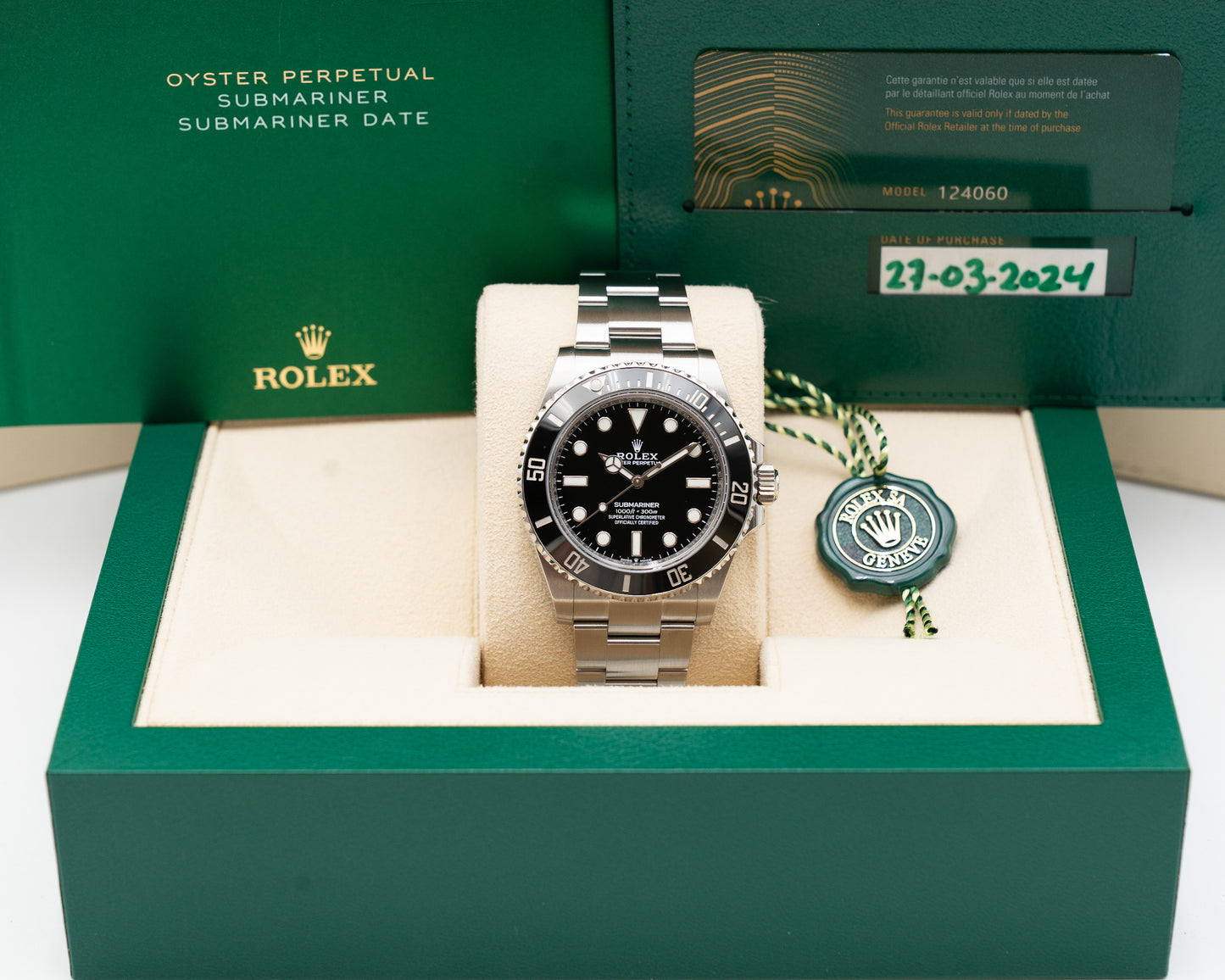 Rolex Submariner 41mm 124060 Black Dial 2024