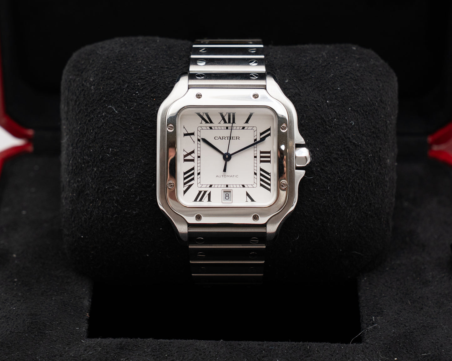 Cartier Santos Large 39.8mm WSSA0018 White Dial