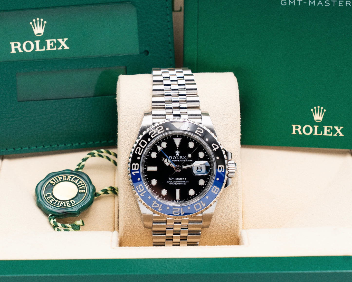 Rolex GMT Master II 40mm 126710BLNR Batgirl 2021