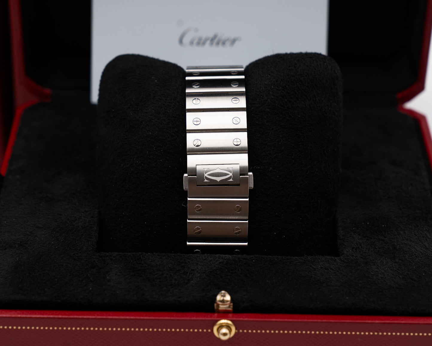 UNWORN Santos de Cartier 39.8mm WSSA0062 Green Dial