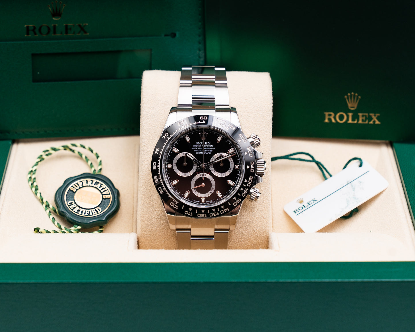 Rolex Cosmograph Daytona 40mm 116500LN Black Dial 2024