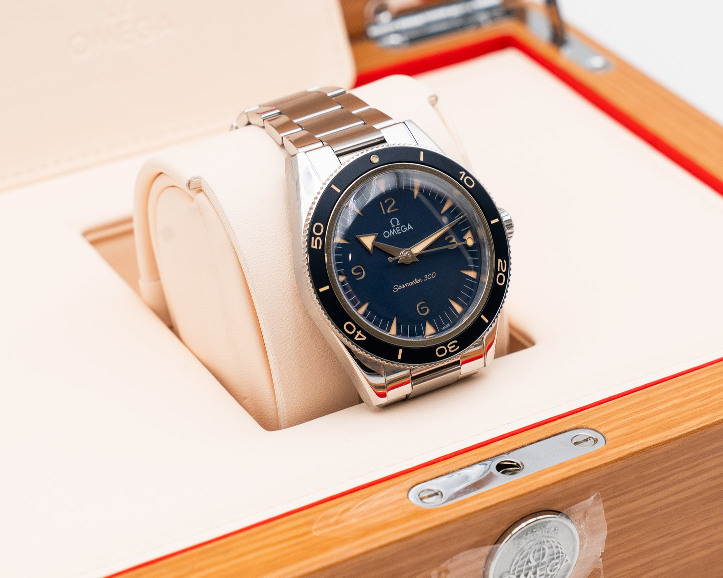 Omega Seamaster 300Co-Axial Master Chronograph  234.30.41.21.03.001 41mm Blue Dial 2022