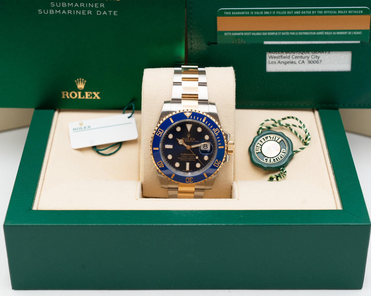 Rolex Submariner Date  116613LB 40mm Rolesor / "Bluesy" 2019