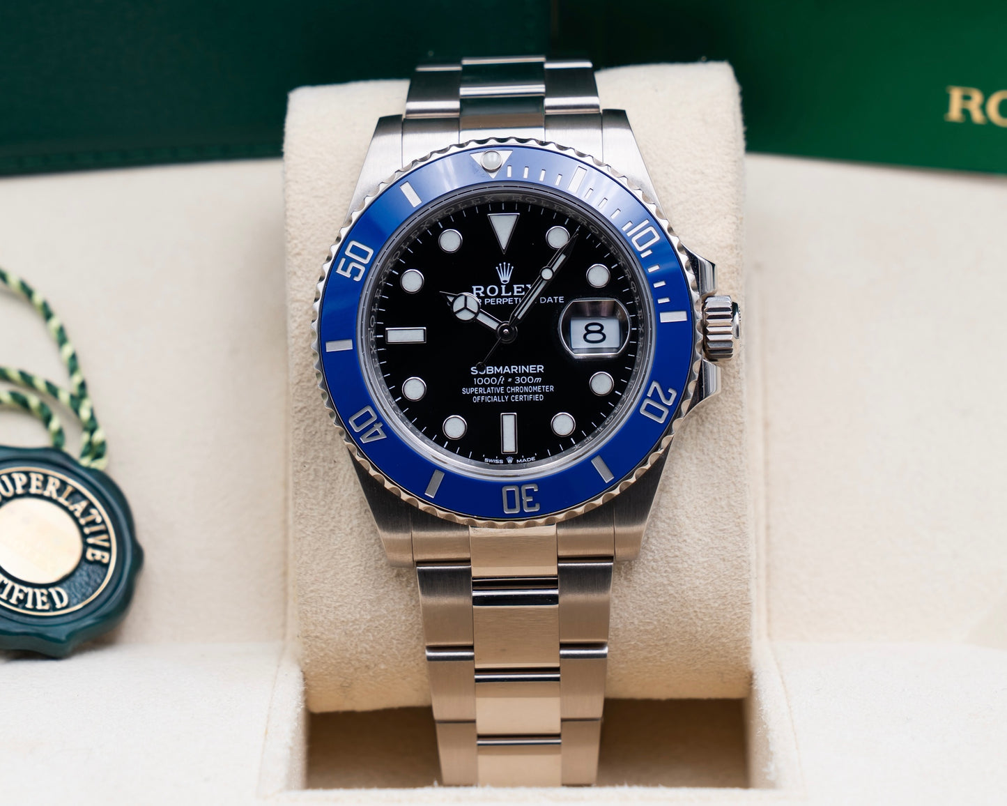 Rolex Submariner Date 41mm 126619LB White Gold Blue Bezel Cookie Monster 2021