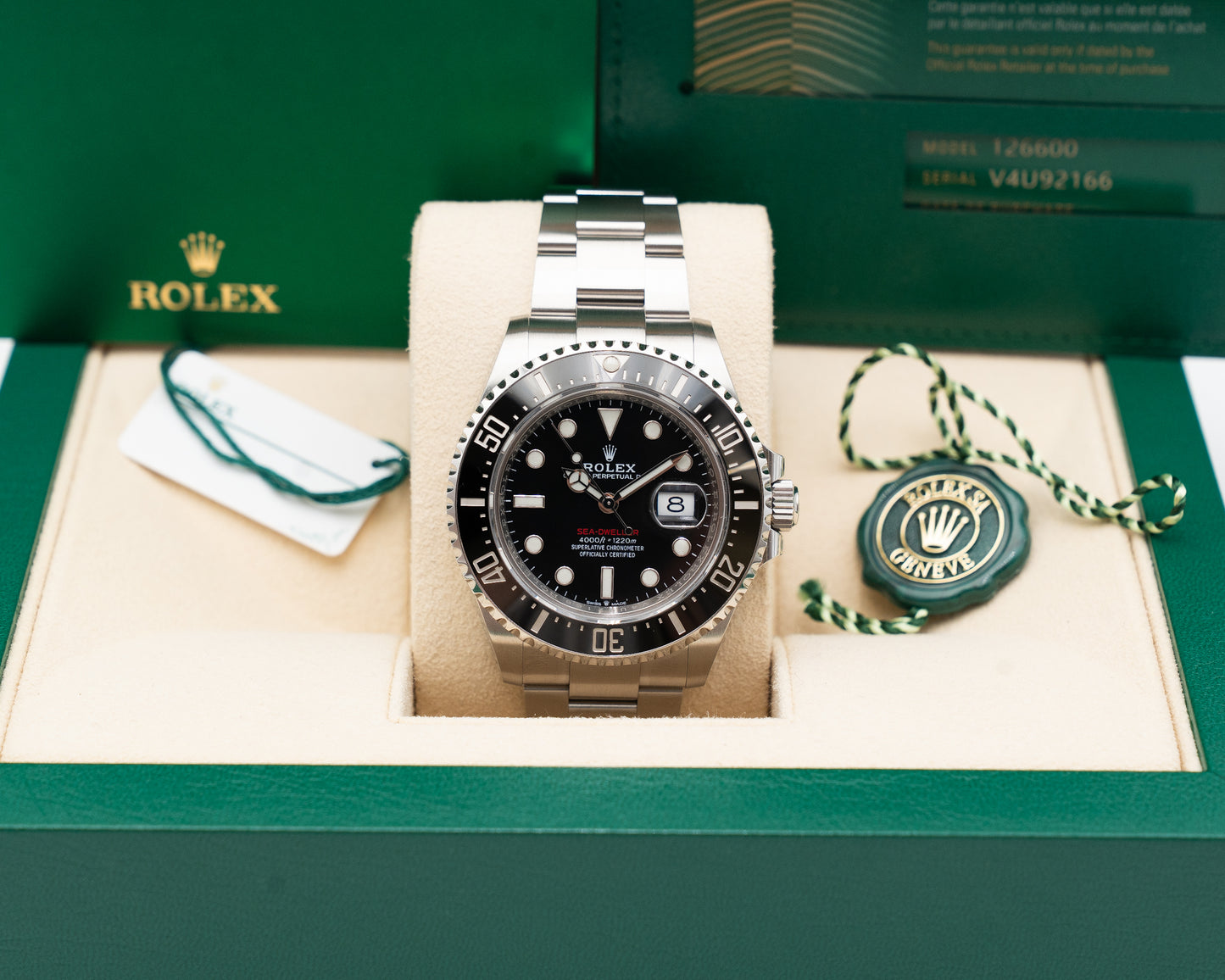Rolex Sea-Dweller 126600 43 mm Black Dial 2021