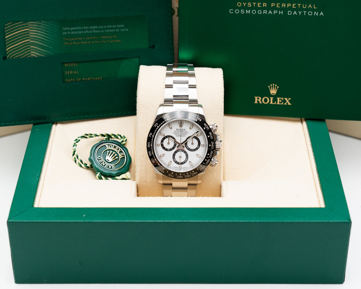Rolex Cosmograph Daytona 40mm 116500LN White Panda Dial 2020