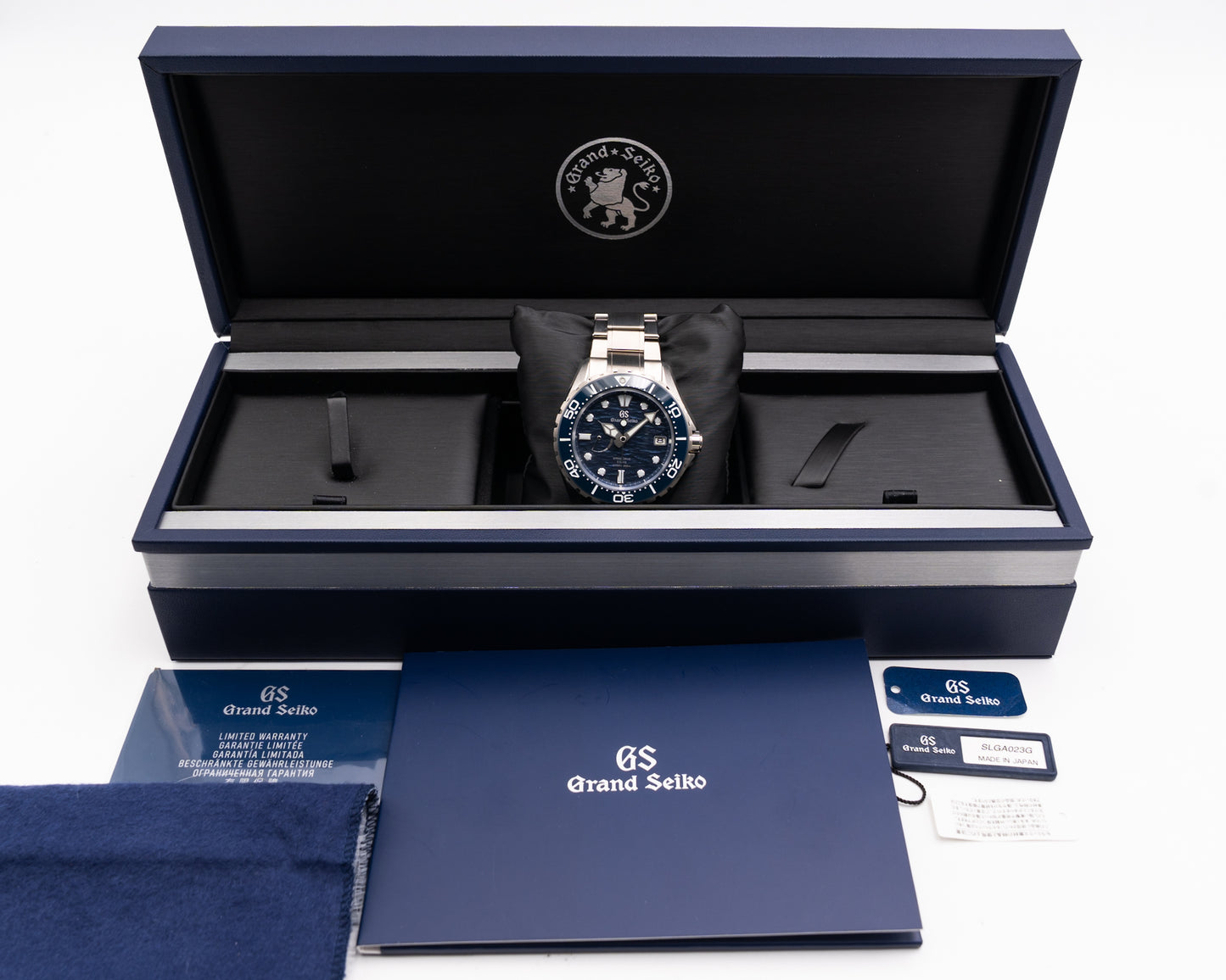 Grand Seiko Evolution 9 43.8mm SLGA023 Blue Dial 2025