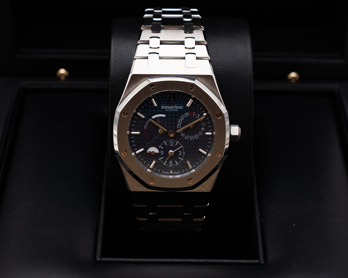 Audemars Piguet Royal Oak Dual Time 39mm 26120st Blue Dial 2014