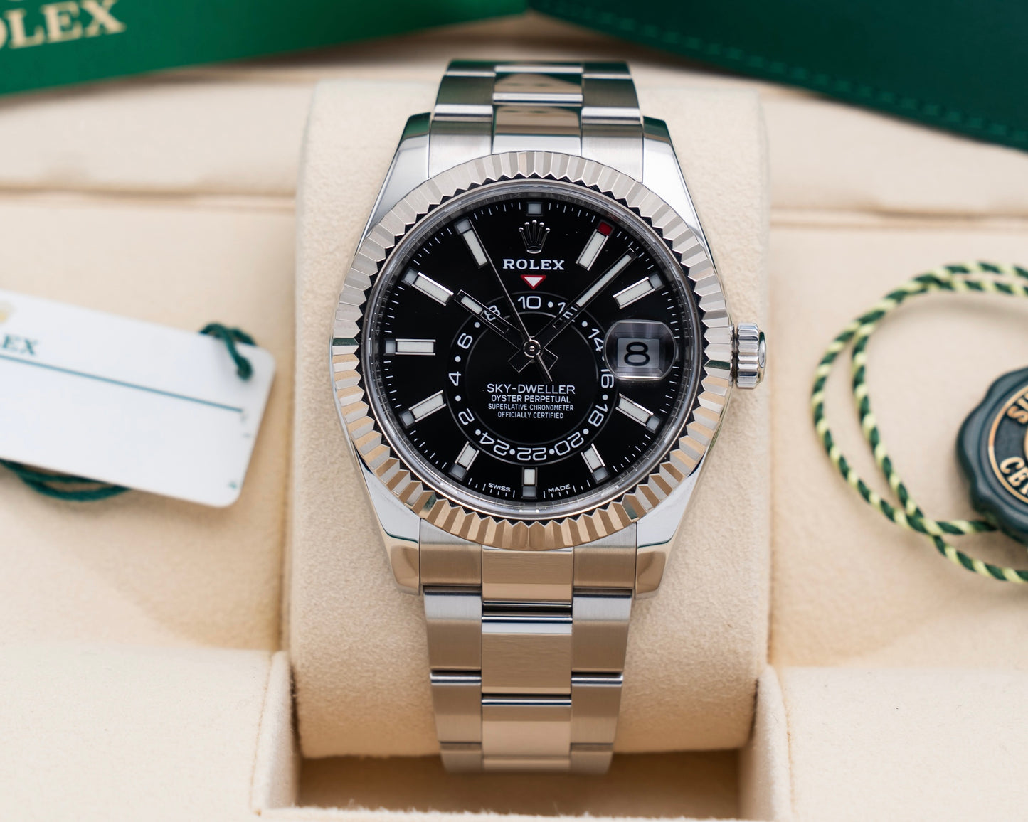 Rolex Skydweller 42mm 326934 Black on Oyster 2021