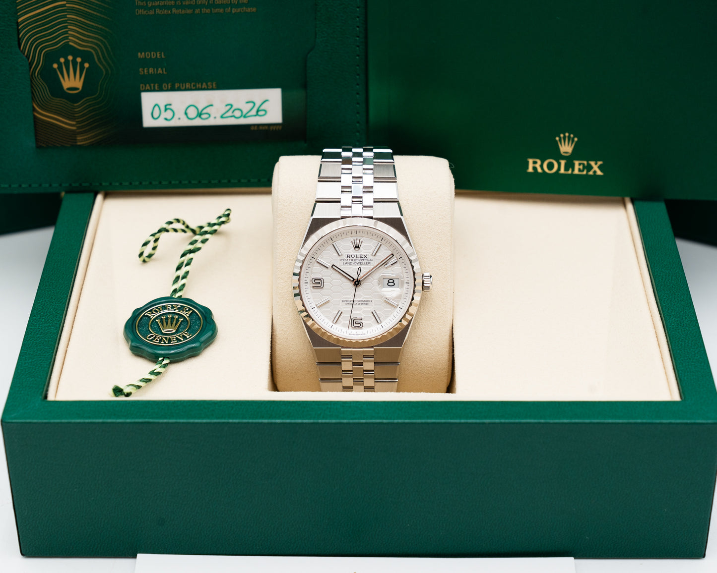 NEW Rolex Land-Dweller 127234 36mm White Dial 2026