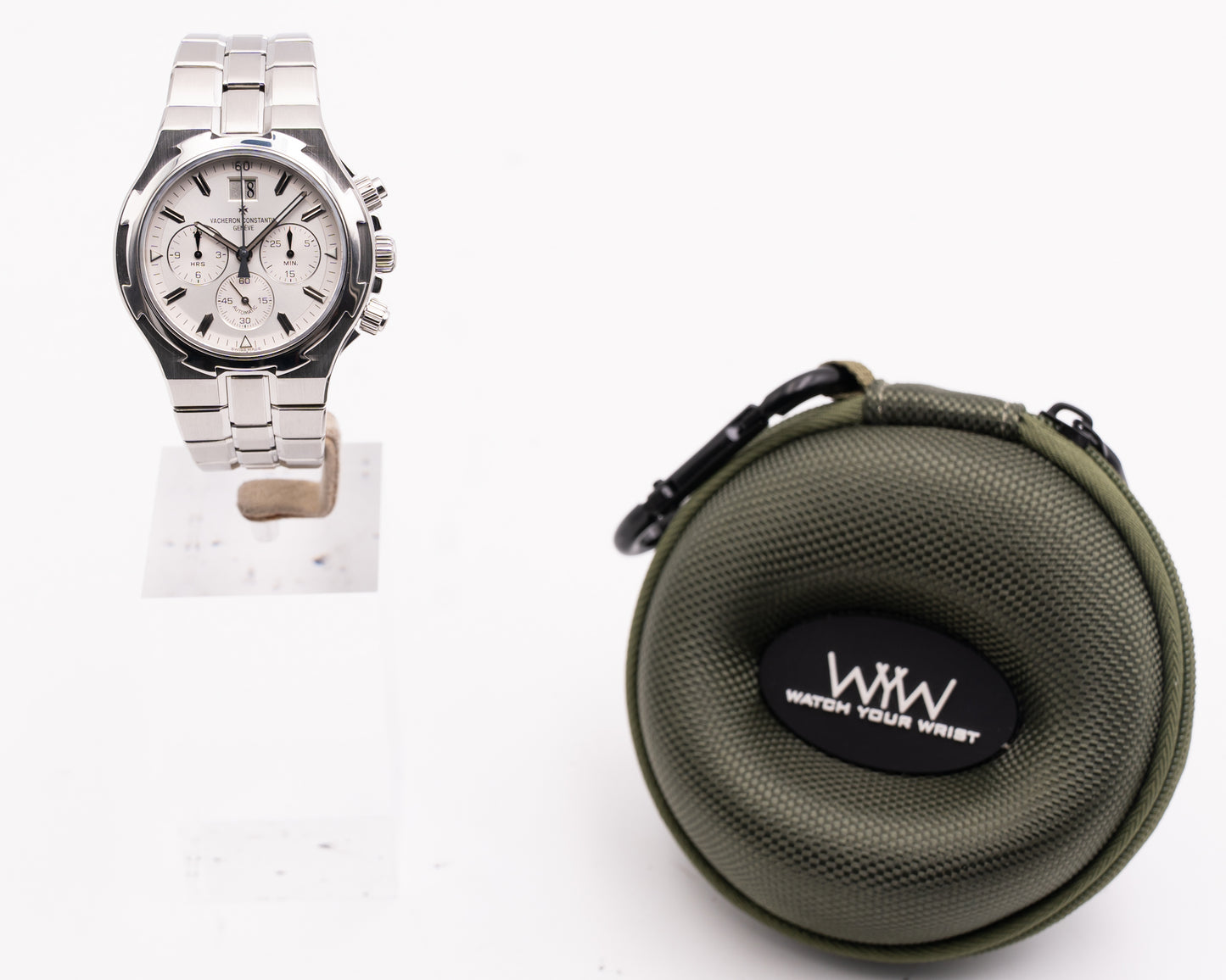 Vacheron Constantin Overseas 40mm 49140 White Dial Chronograph