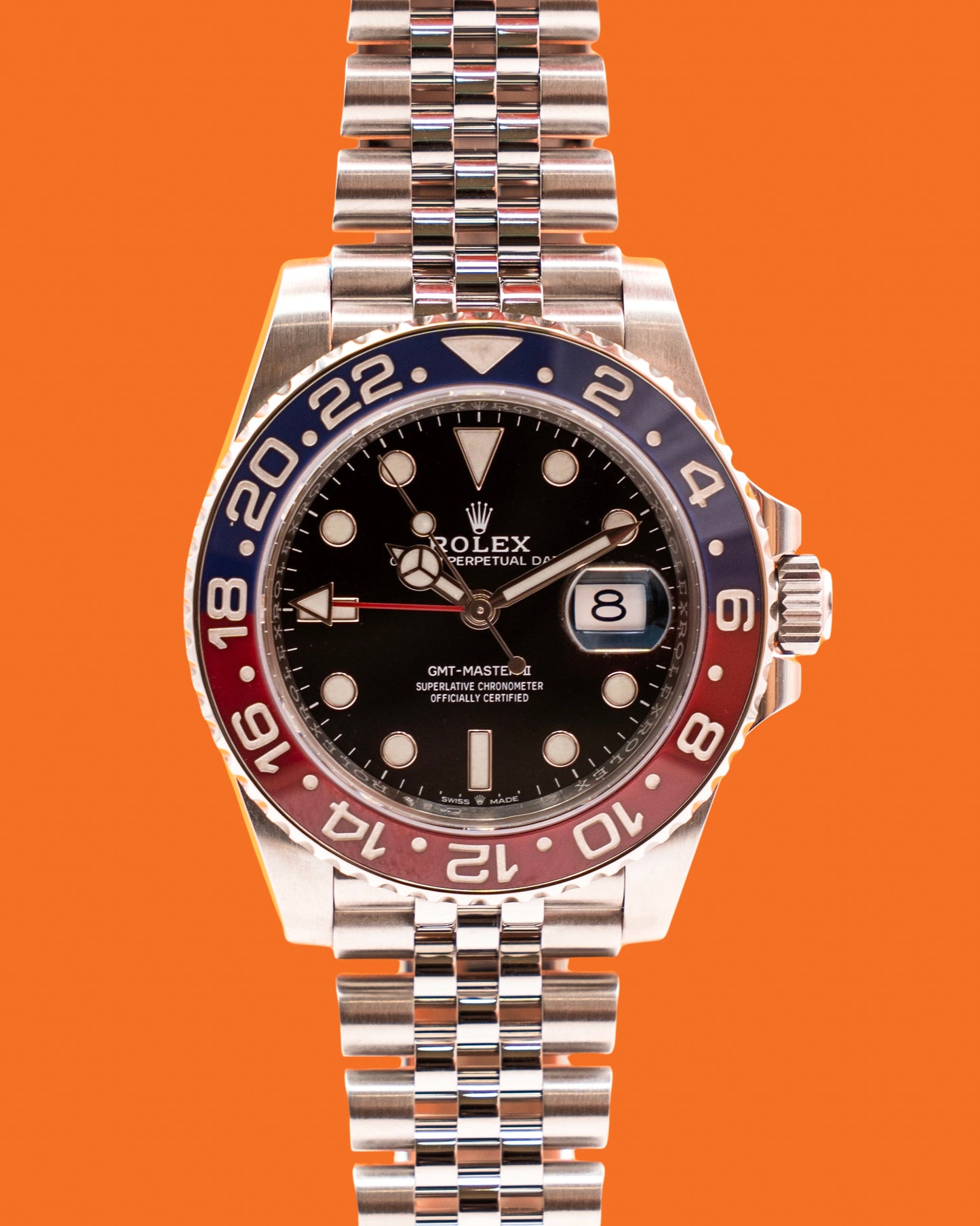 Rolex GMT Master II 40mm 126710BLRO Pepsi Jubilee 2021