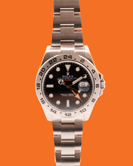 Rolex Oyster Perpetual Explorer II 216570 42mm Black 2017