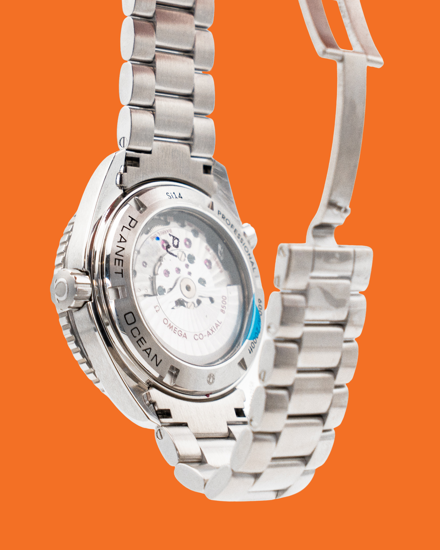 NEW UNWORN Omega Seamaster Planet Ocean 600M 232.90.46.21.03.001 45.5mm Titanium Blue Dial 2013