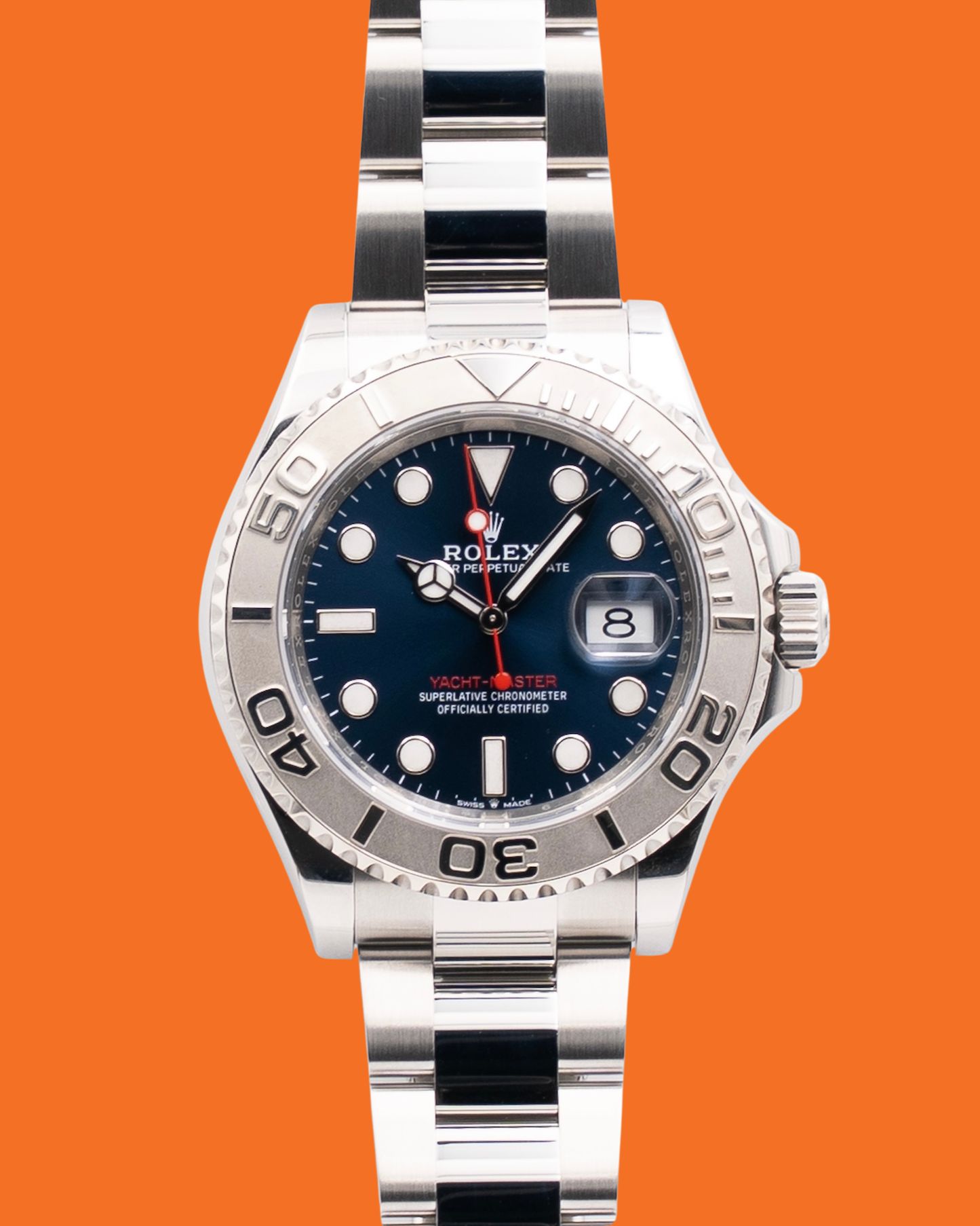 Rolex Steel and Platinum Yacht-Master 40mm 126622 Captain America 2025