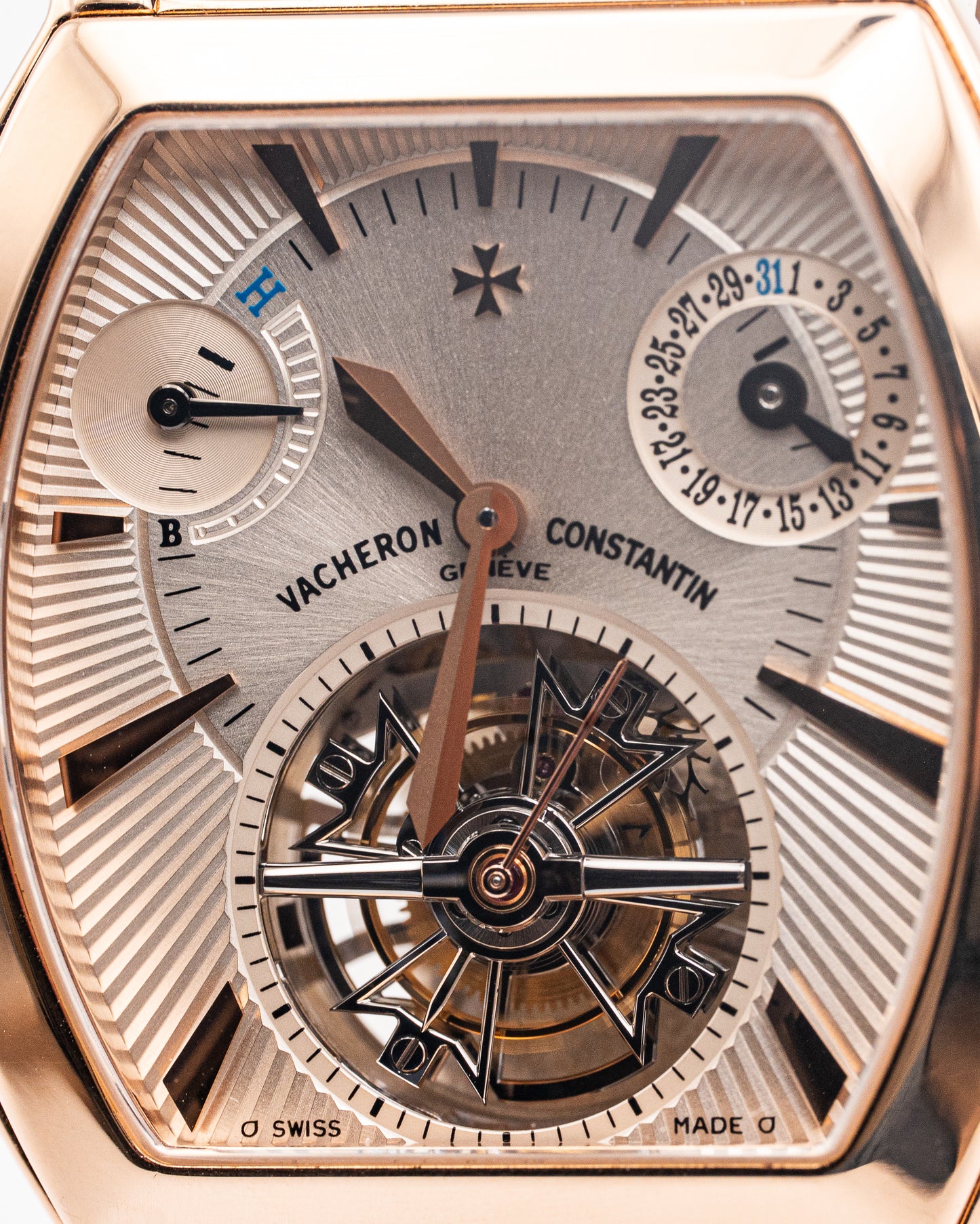 Vacheron Constanting Malte Tourbillon 36mm 30066/000R-8816 Tonneau Rose Gold