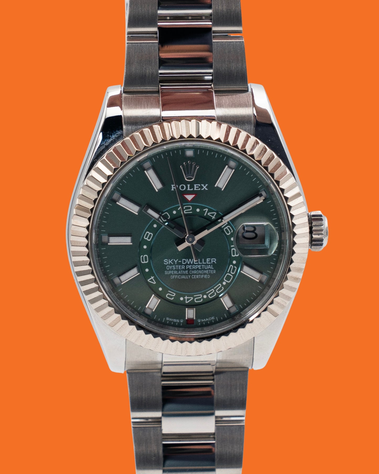 Rolex Sky Dweller 42mm 33934 Green Dial on Oyster 2025