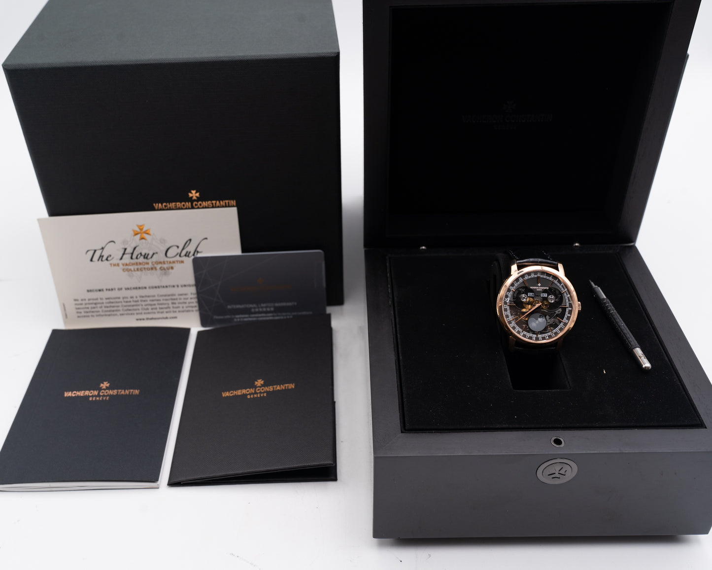 Vacheron Constantin Traditionelle 41mm 4020T/000R-B654 Rose Gold Open Face Complete Calendar 2025