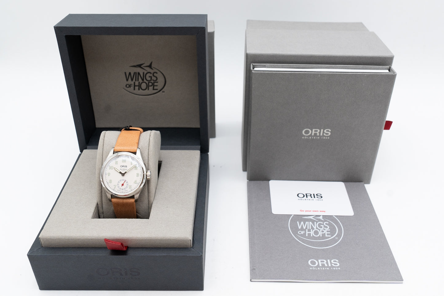 Oris Big Crown Wings Of Hope 40mm 01 401 7781 4081 Limited Edition ($4,300 Retail)