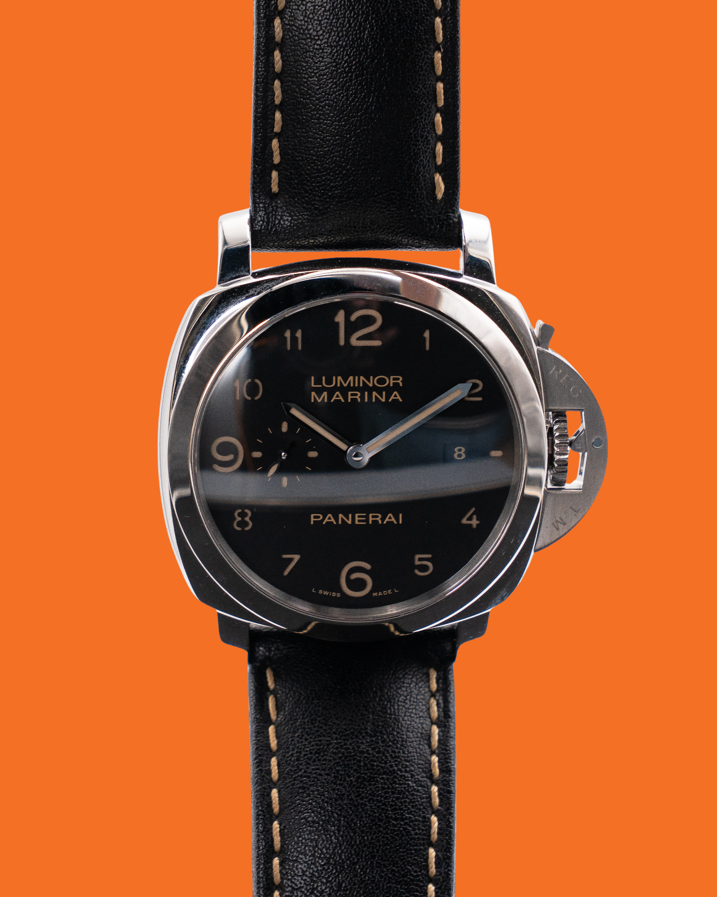 Panerai Luminor Marina 1950 3 Days Automatic Dirty Dial 44mm pam00359 Black Dial 2015