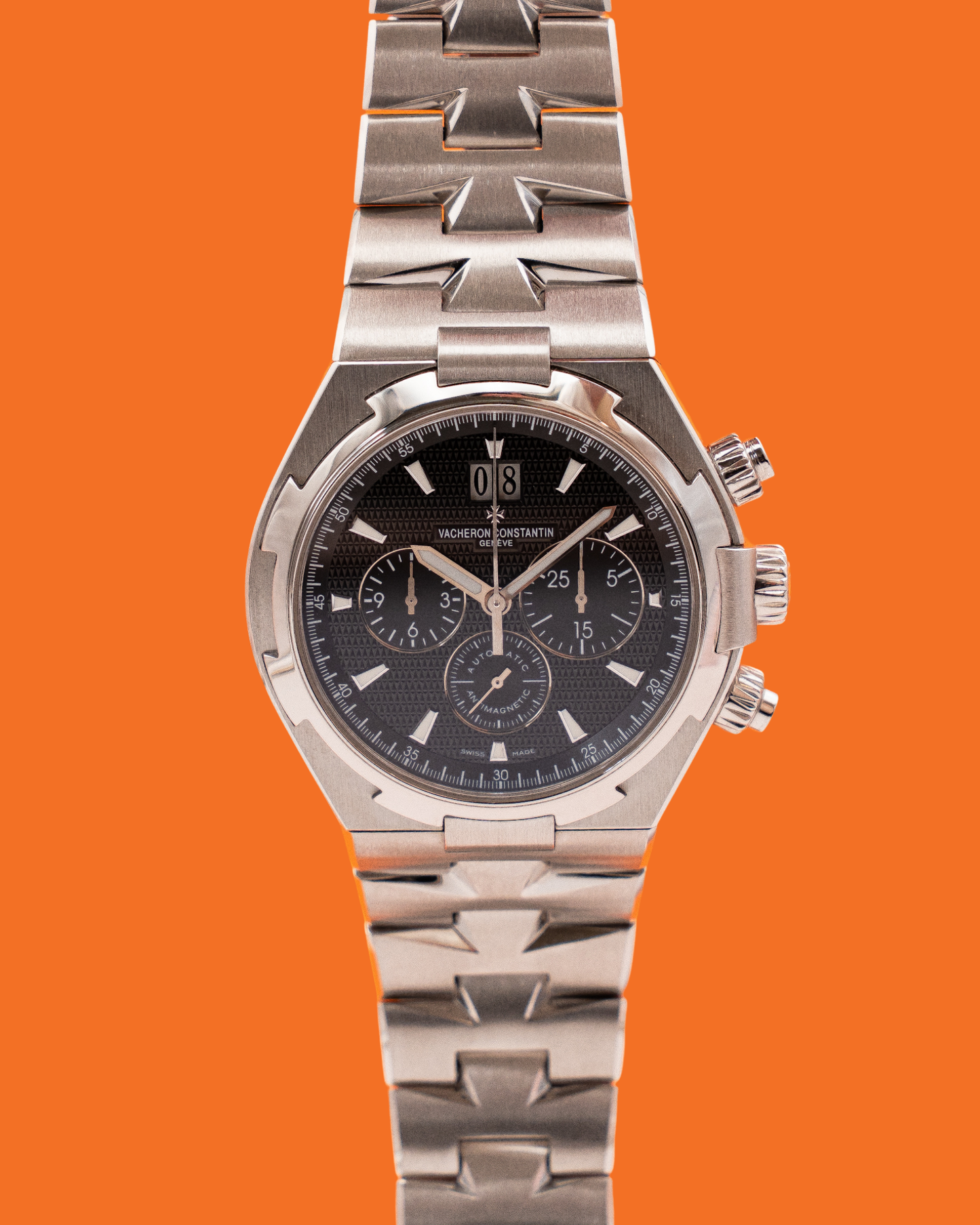 Vacheron Constantin Overseas 42mm 49150/B01A-9097 Black Dial Chronograph 2014