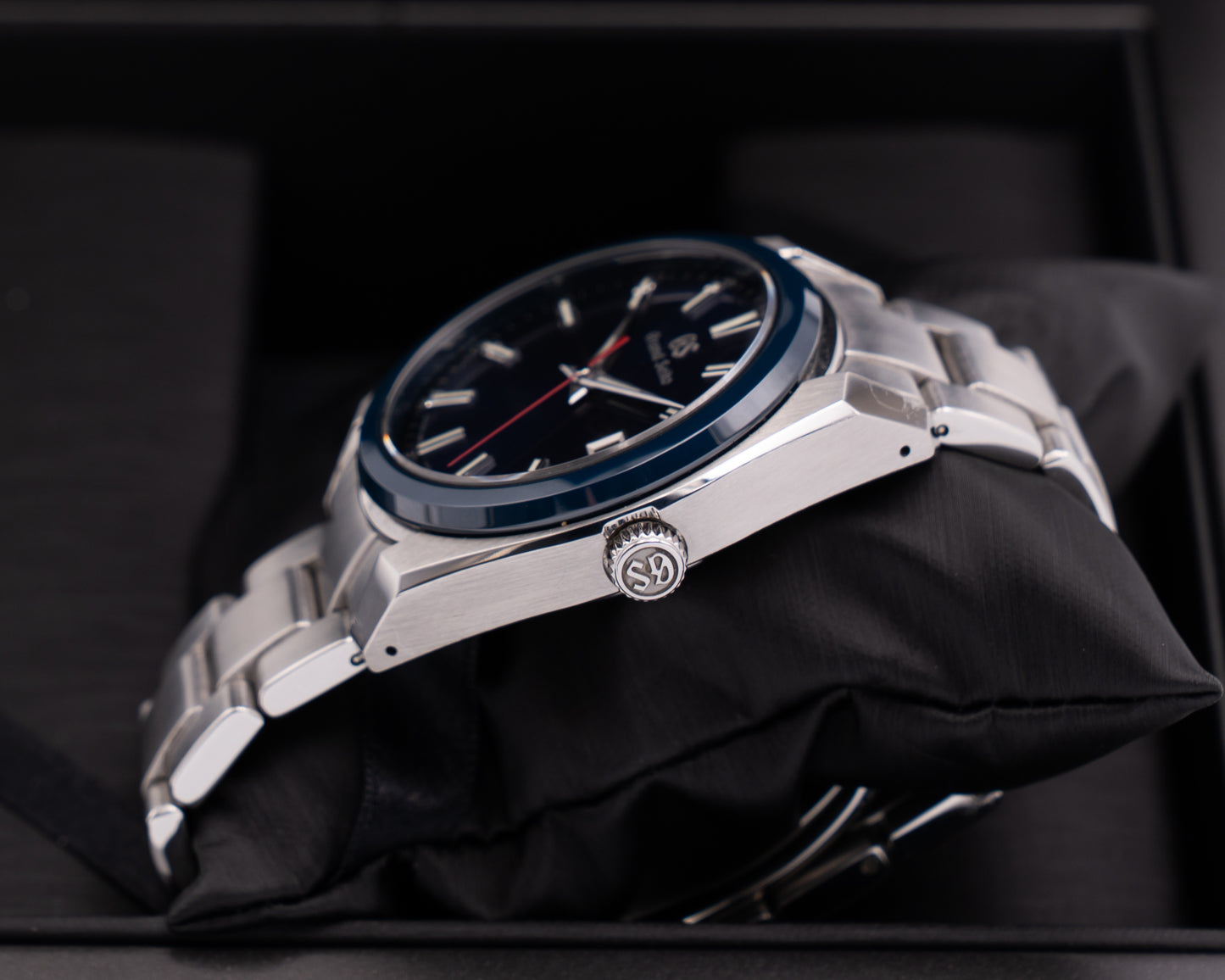 Grand Seiko 60th Anniversary Limited Edition 40mm SBGP015 Blue Dial Red Seconds Hand Quartz 2020