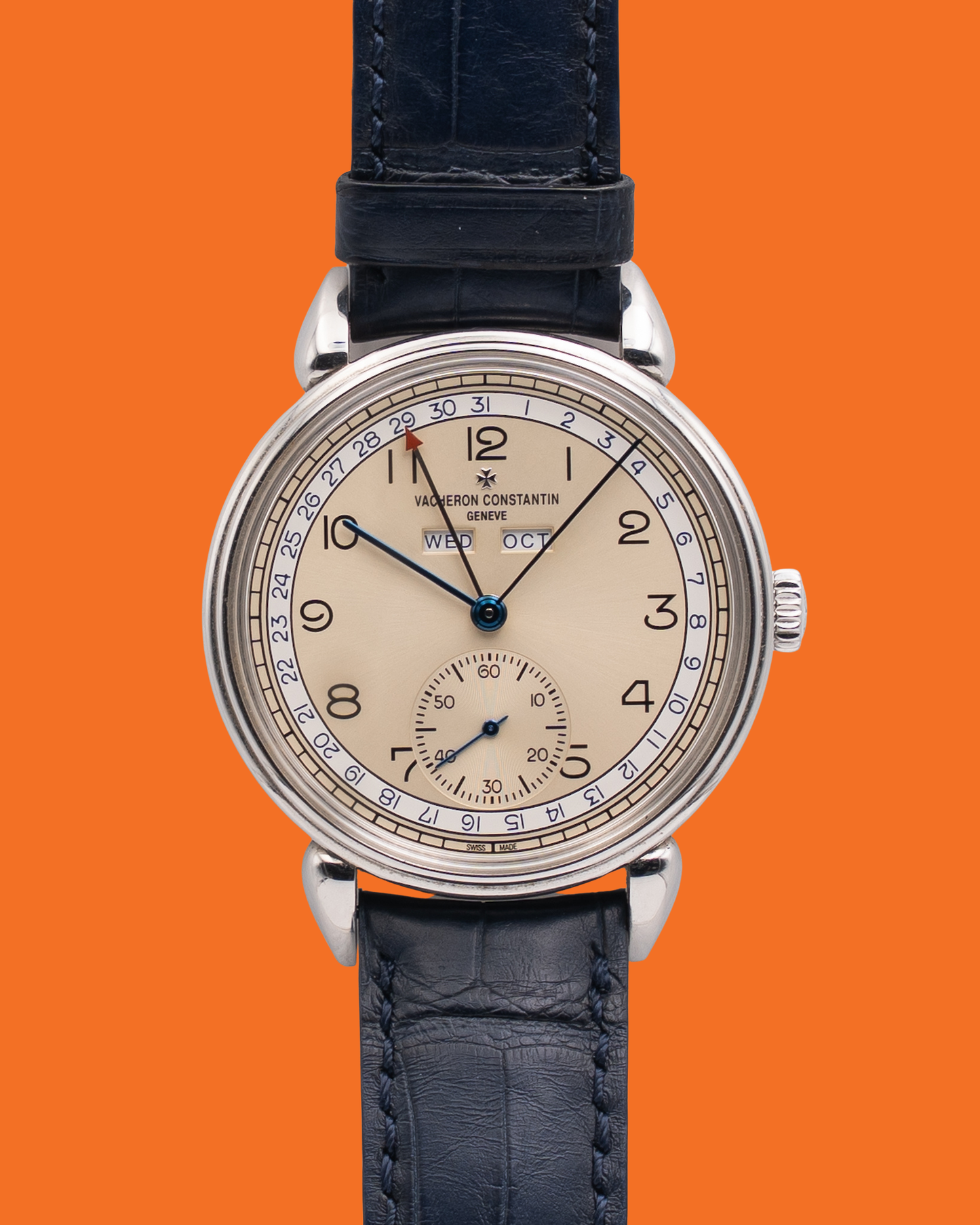 Vacheron Constantin Historiques Triple Calendrier 1942 40mm 3110V Blue Alligator Strap 2019