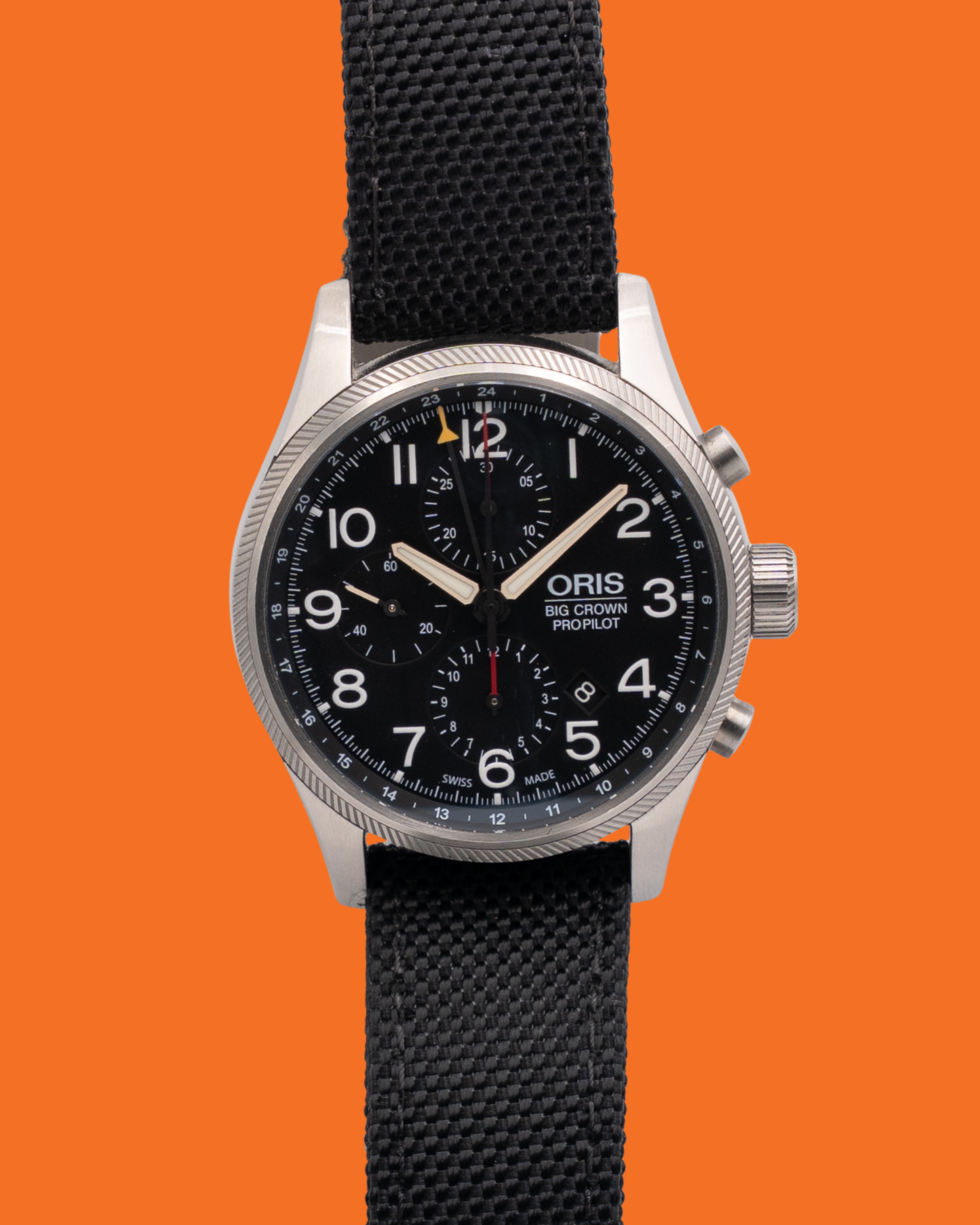 Oris Big Crown ProPilot 44 mm 0167776994164 Black Dial 24 Hour GMT Chronograph