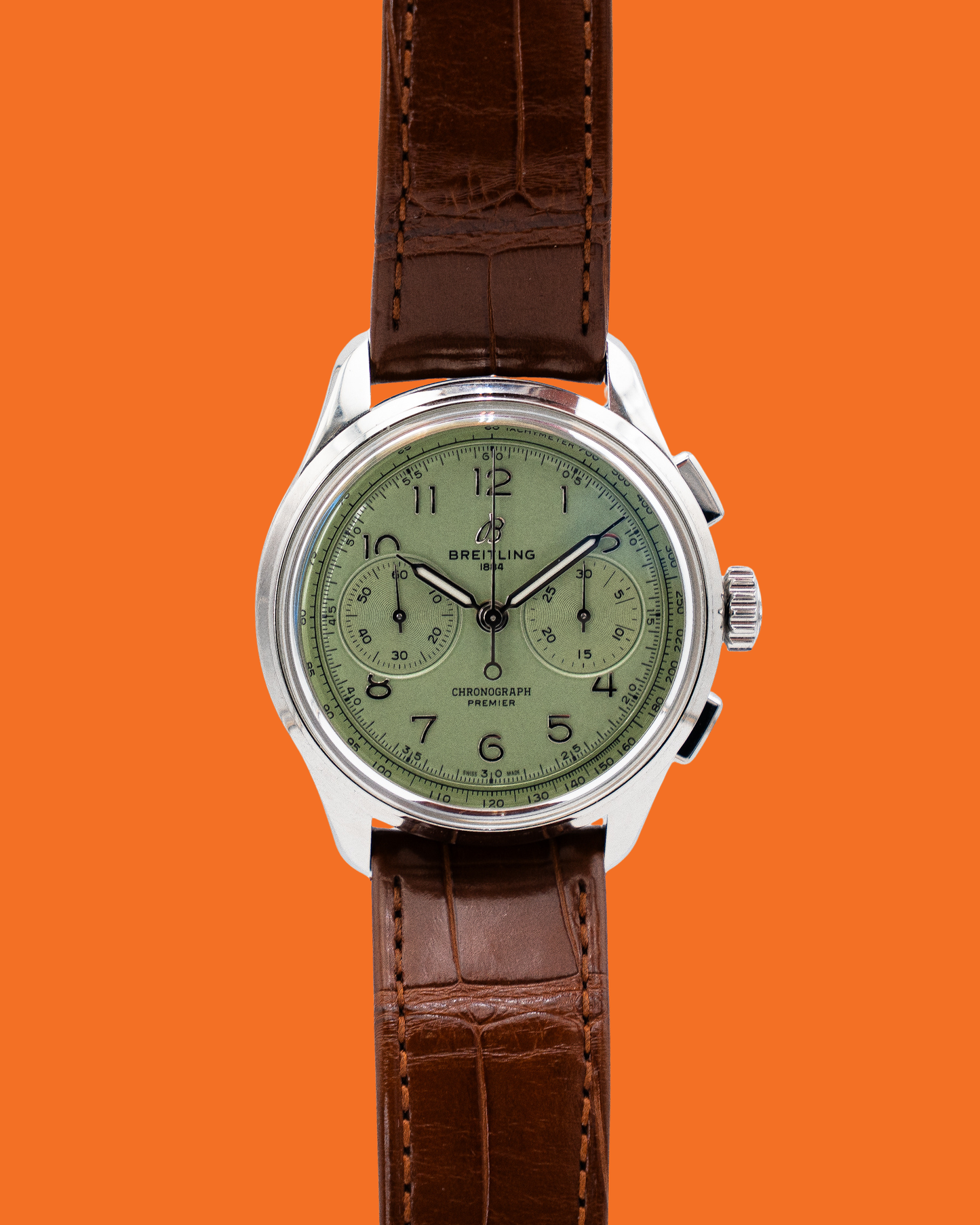 Breitling Premier B09 Chronograph 40mm AB0930D31L1P1 Pistachio Green