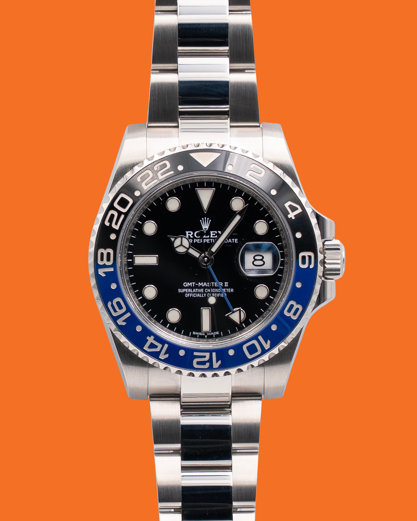 Rolex GMT Master II 40mm 116710BLNR Batman on Oyster 2017