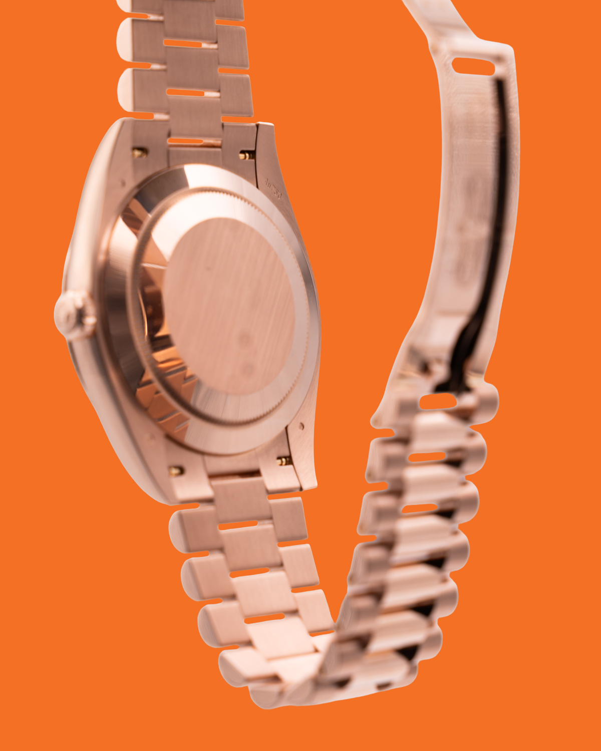 Rolex Day Date 40mm 228235 Everose Eisenkiesel With Diamonds Wood