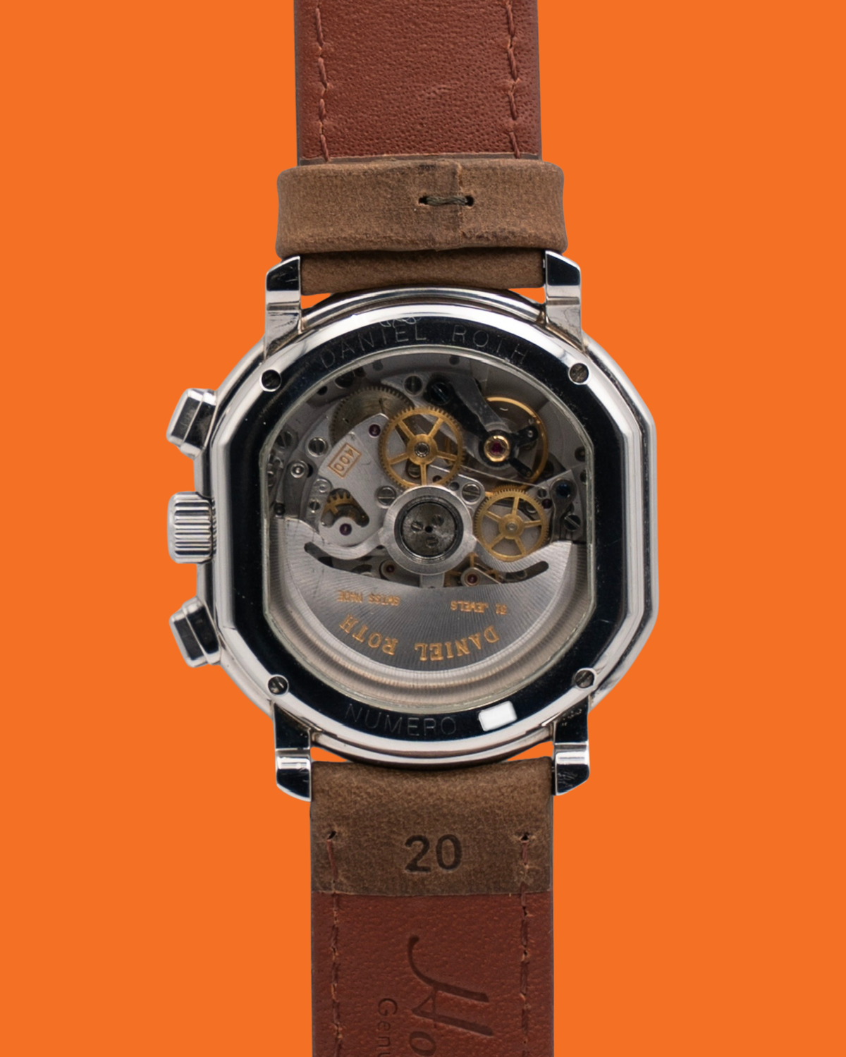 Daniel Roth Sport Automatic 38mm s247 Steel Chronograph