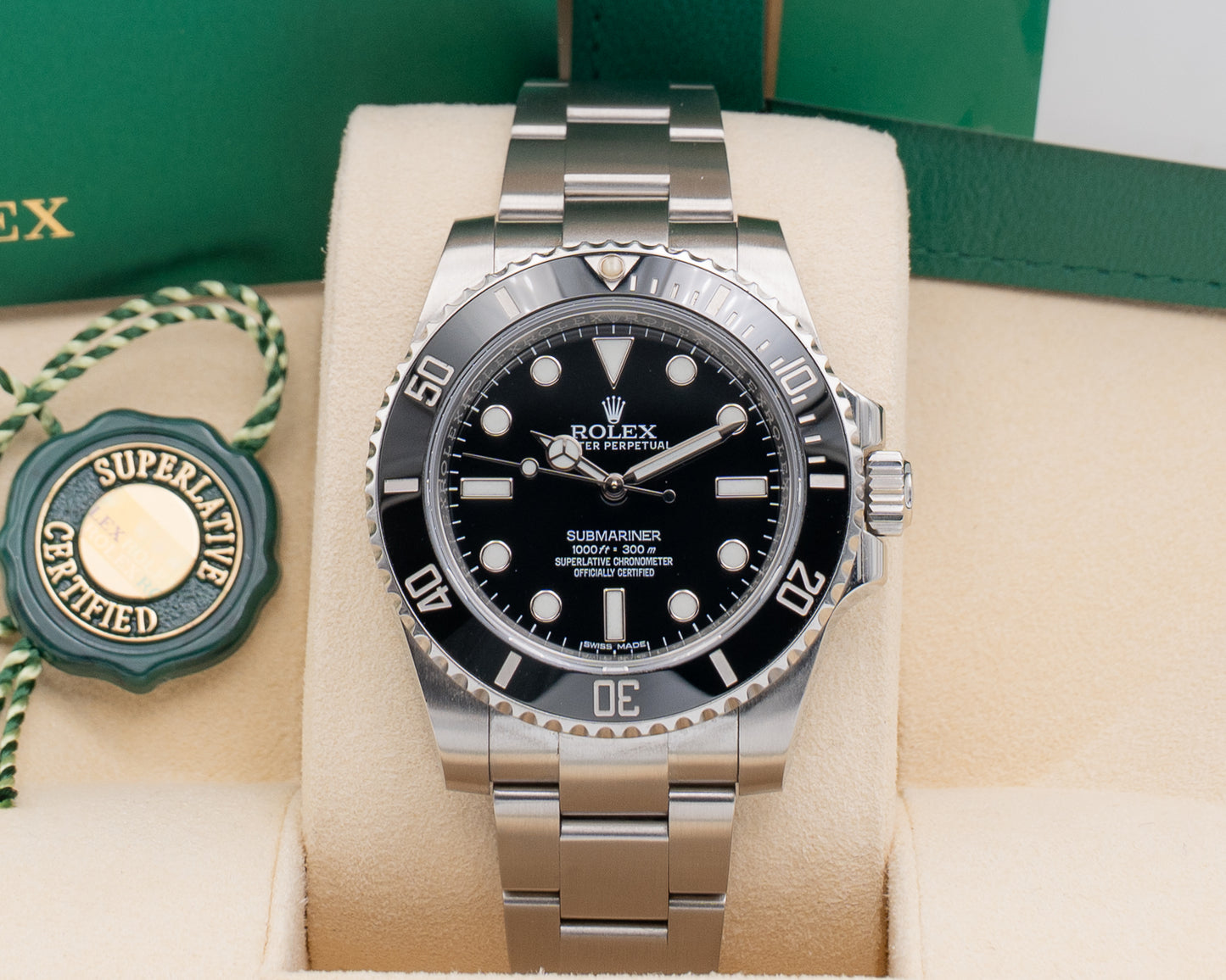 Rolex Submariner No Date 40mm 114060 Black Dial 2017