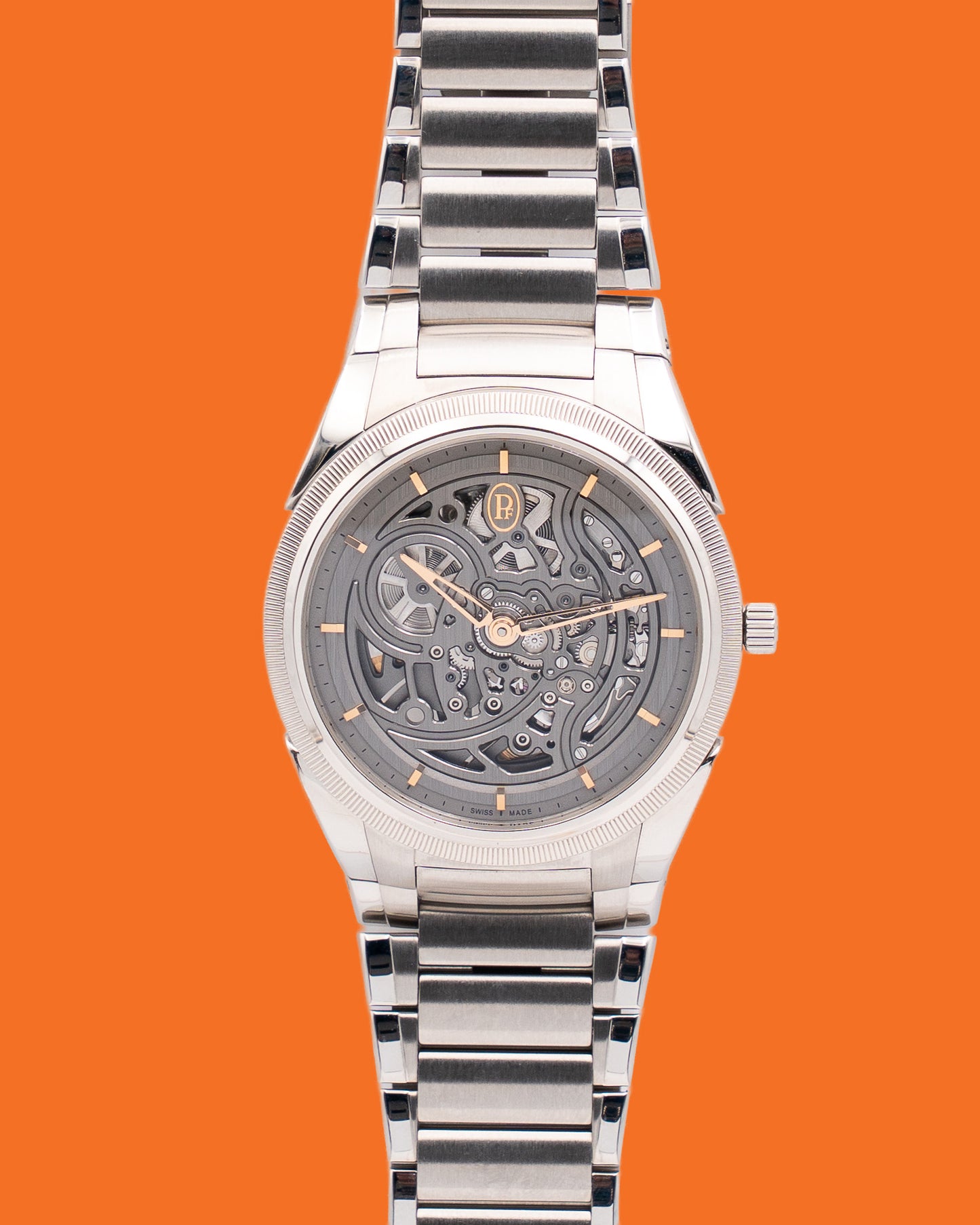 Parmigiani Fleurier Tonda 40mm pfc912-1020001-100182 Steel Skeleton Gold Hands 2025