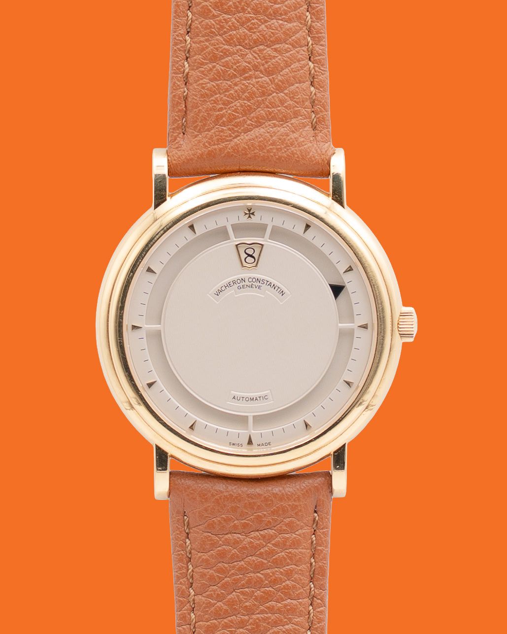 VC 43040 Heures Sautantes Saltarello Jump Hour 43040/000J 36mm Yellow Gold