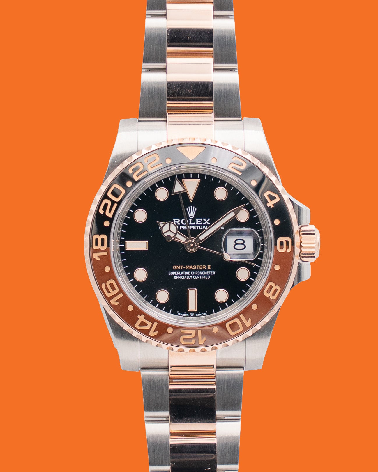 Rolex GMT Master II 40mm 126711CHNR Rose Gold Rootbeer 2021